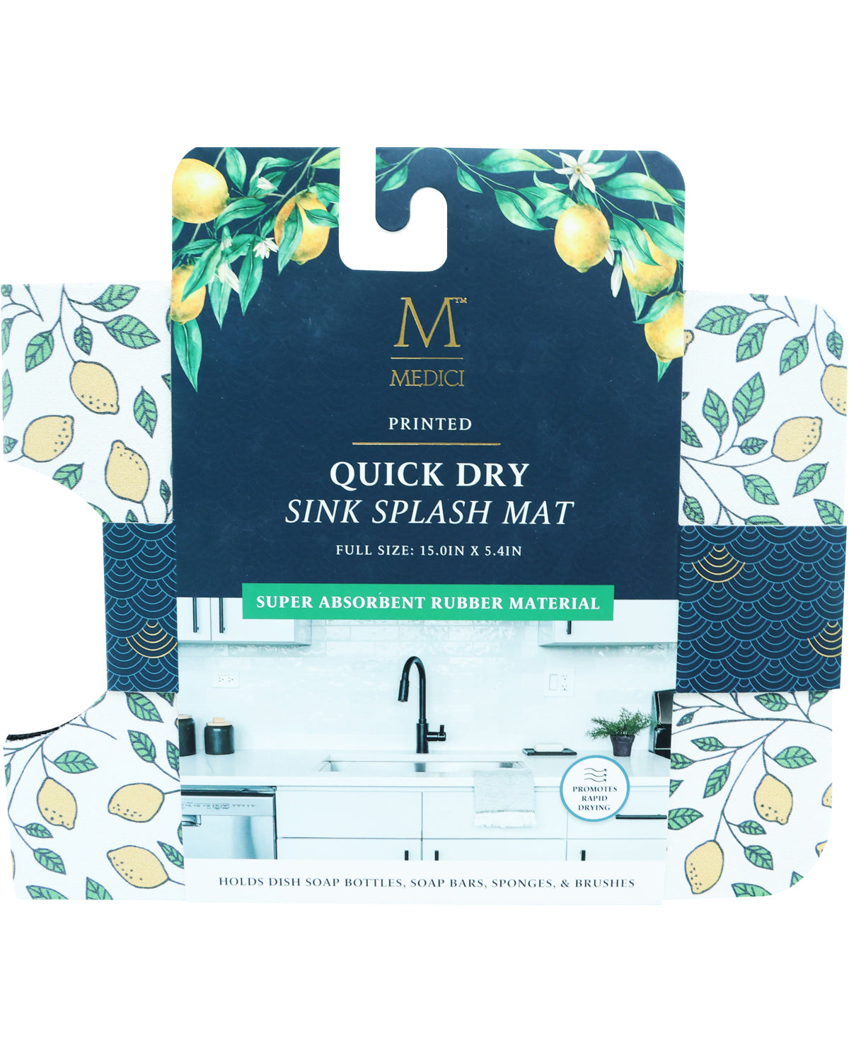 Quick-Dry Sink Splash Mat