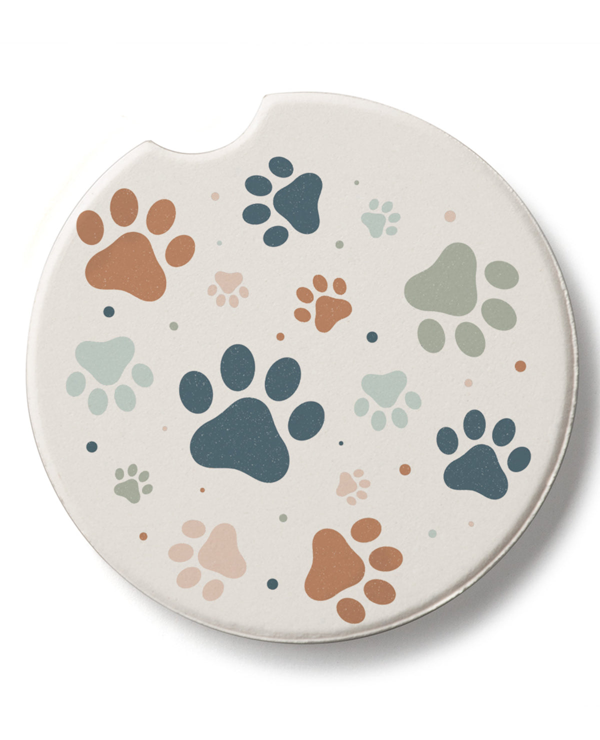 Paw Prints Car Coaster