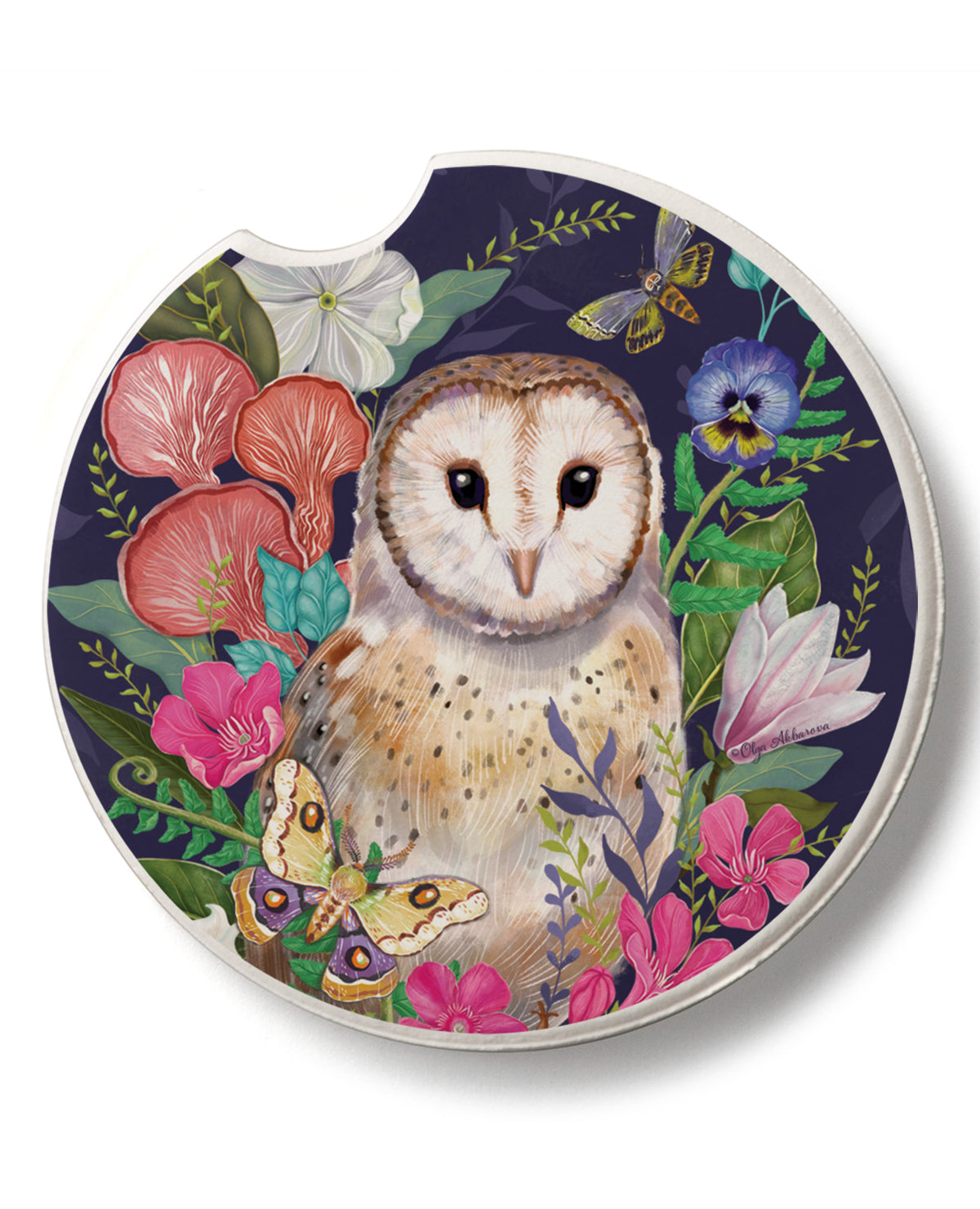 Barn Owl Car Coaster