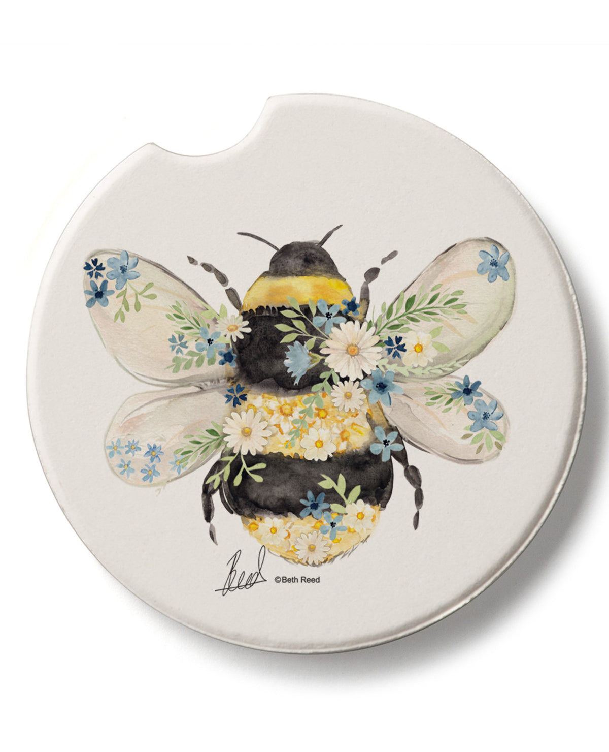 Beautiful Bee Car Coaster