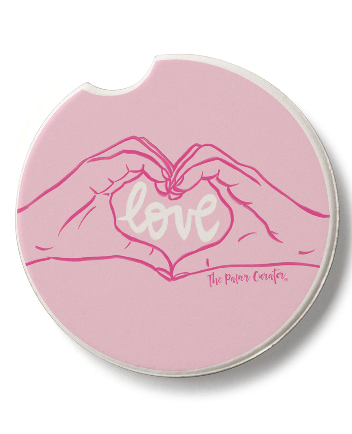 Love Hands Car Coaster