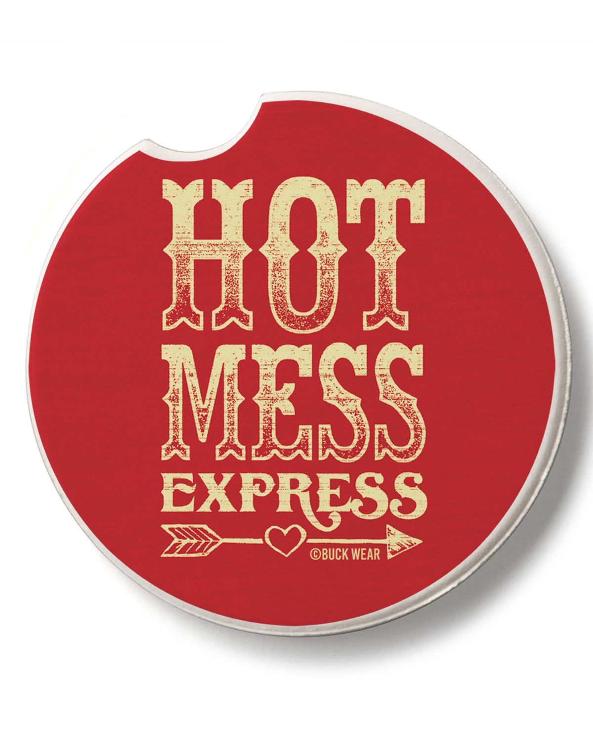 "Hot Mess Express" Car Coaster