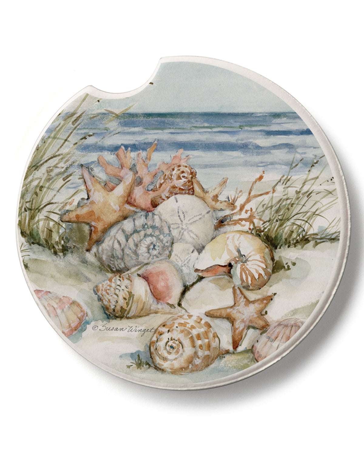 Coastal Sanctuary Car Coaster