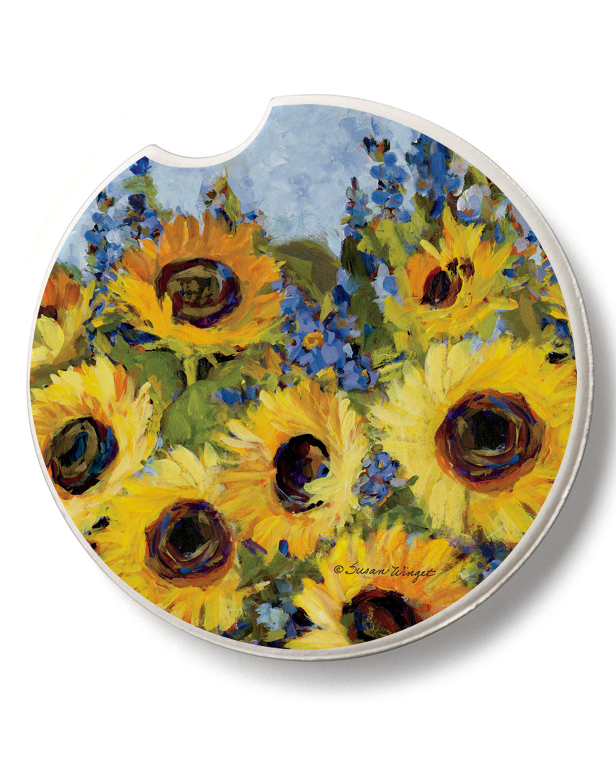 Gallery Sunflowers Car Coaster