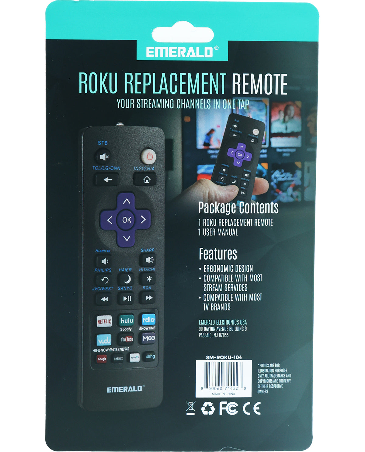 Roku Square Replacement Remote