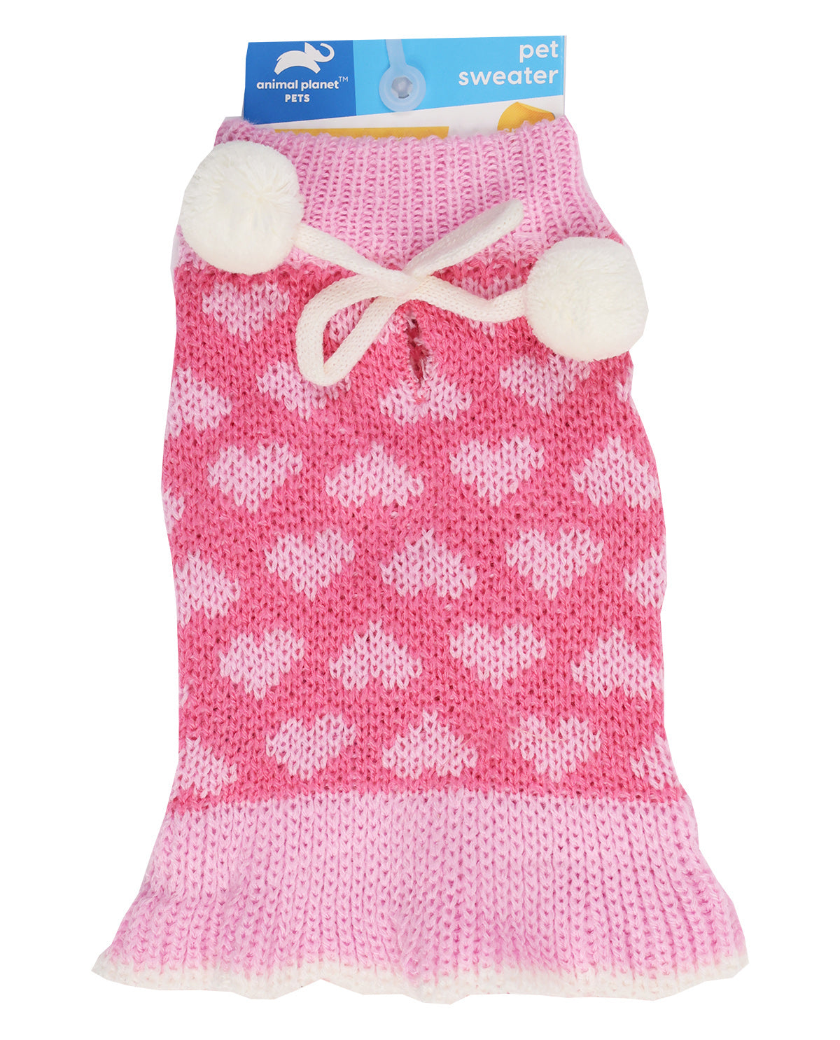 Hearts Pet Sweater - S/M/L
