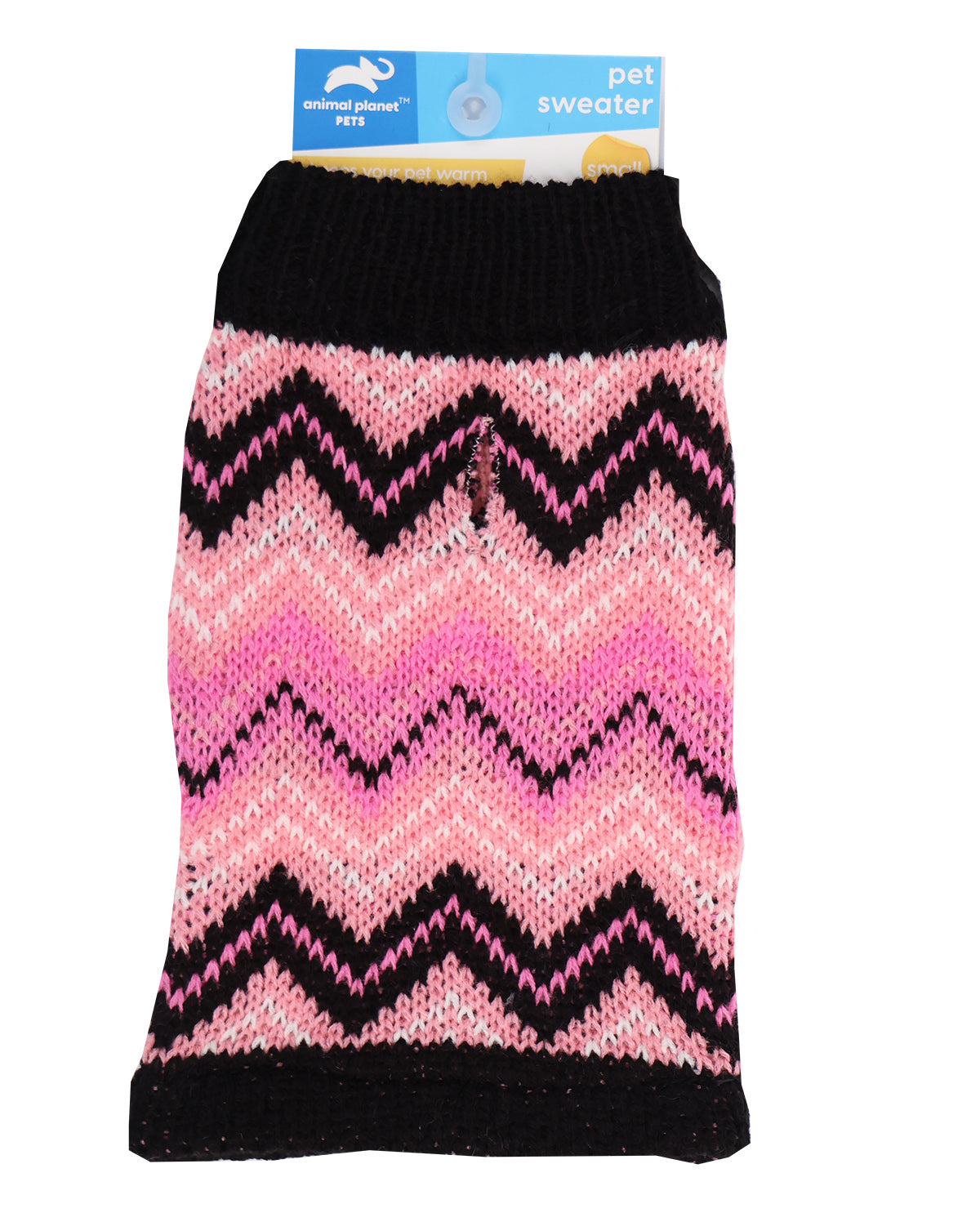 Blue/Pink Chevron Pet Sweater - S/M/L
