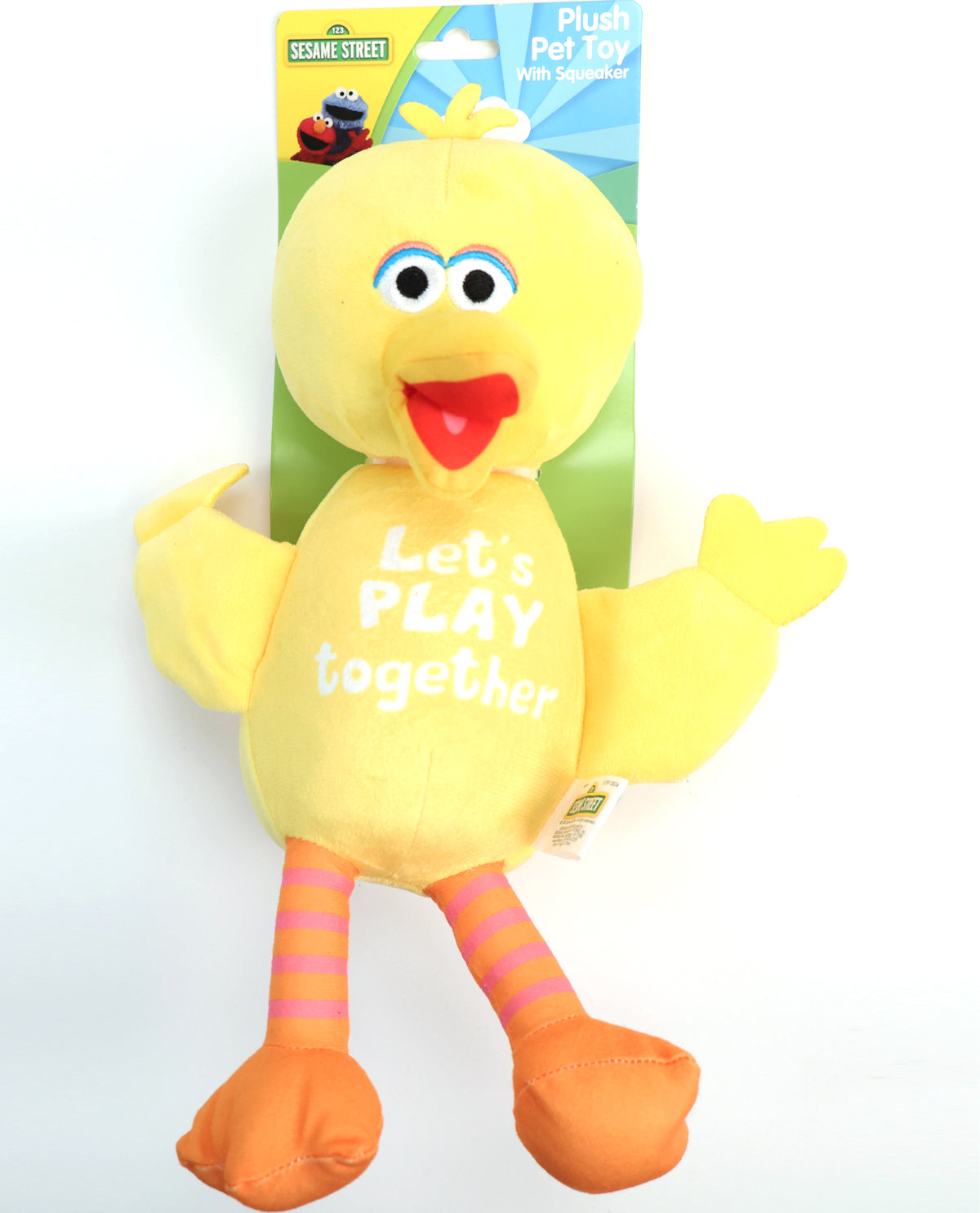 Sesame Street Character Plush Pet Toys with Squeaker