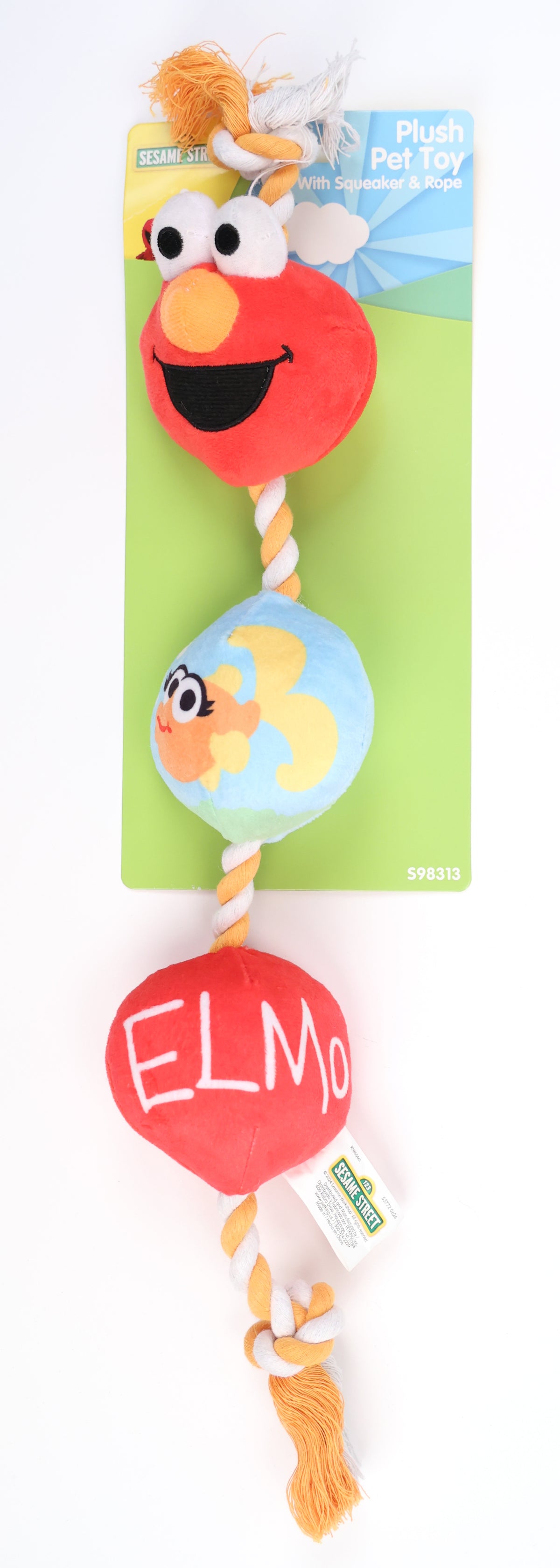 Sesame Street Character Rope Pet Toy