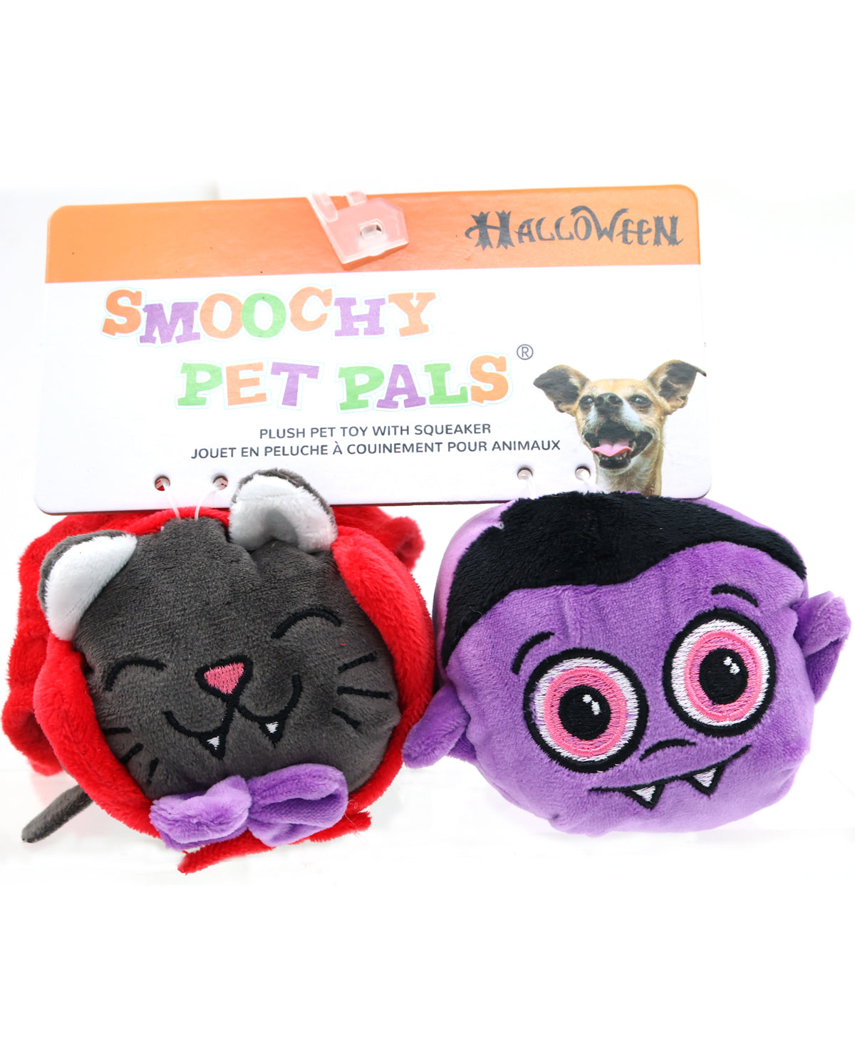 Halloween Black Cat & Vampire Plush Pet Toy