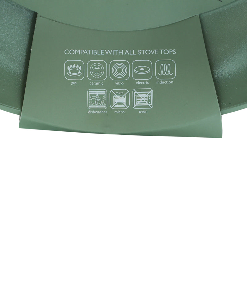 9.5" Sage Ceramic Forged Fry Pan