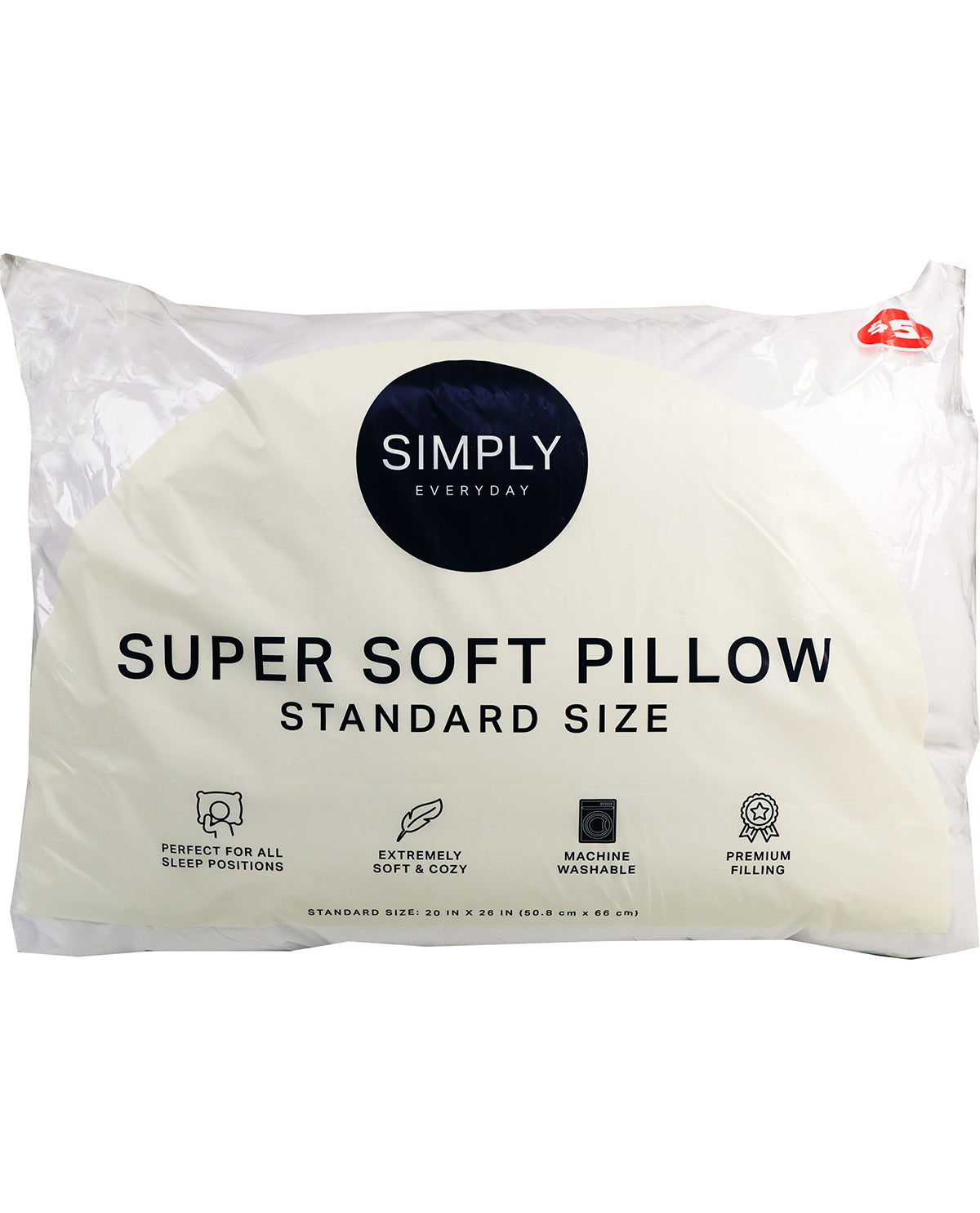 Simply Everyday Single Standard Pillow