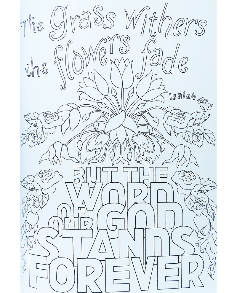 God's Words for You Coloring Book