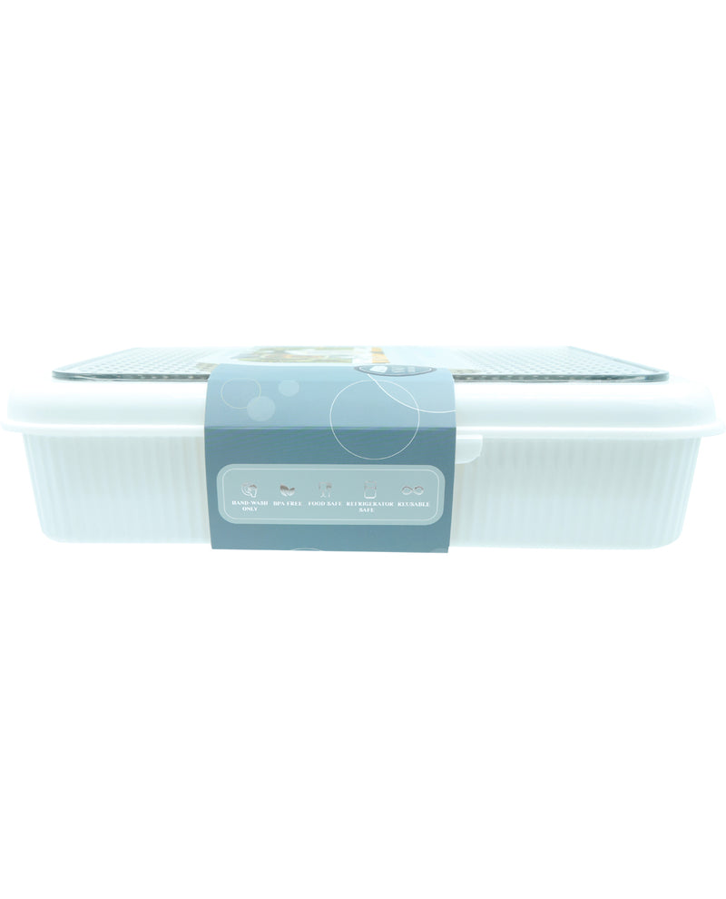 White 95-Ounce Reusable Food Container