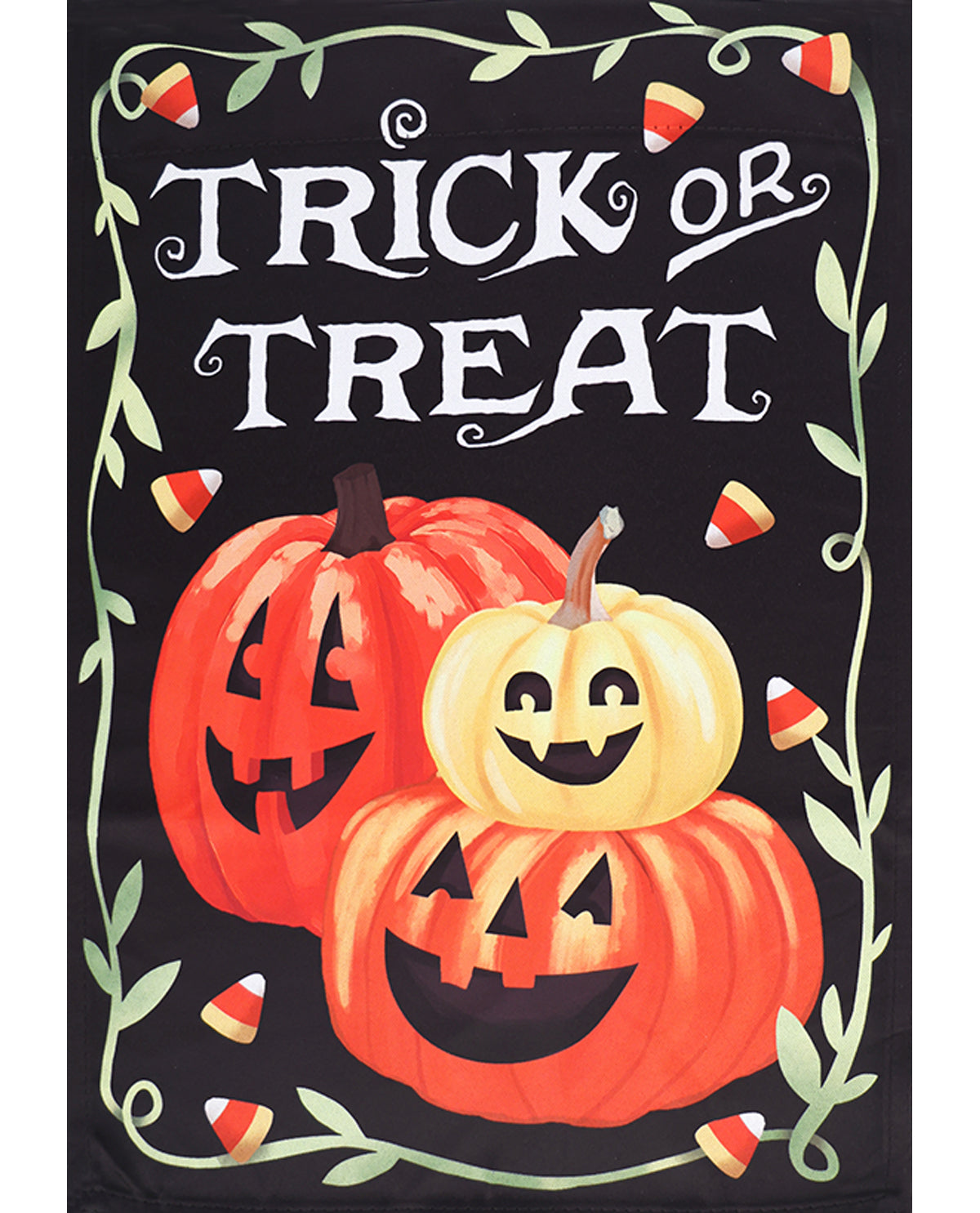 Trick or Treat Suede Garden Flag