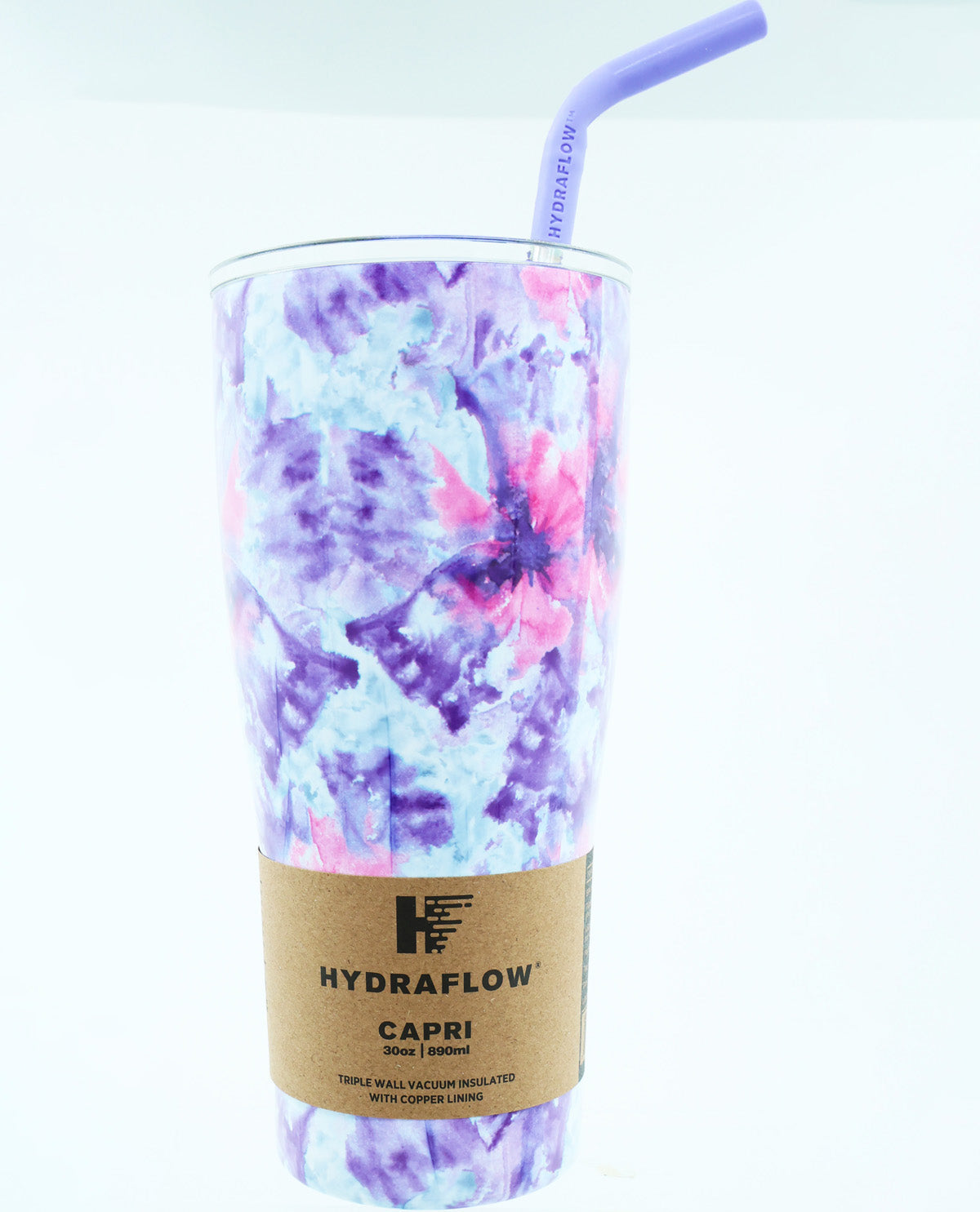 30oz. Hydraflow Blueberry Swirl Capri Tumbler