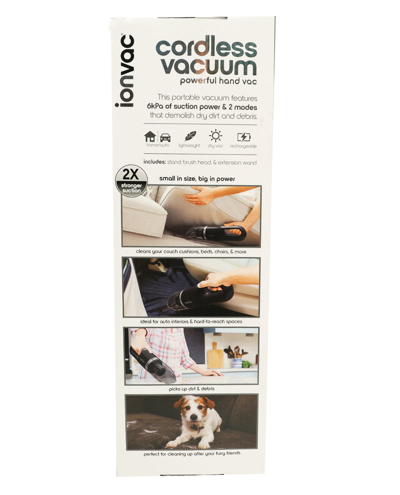 Ionvac Red Cordless Hand Vacuum