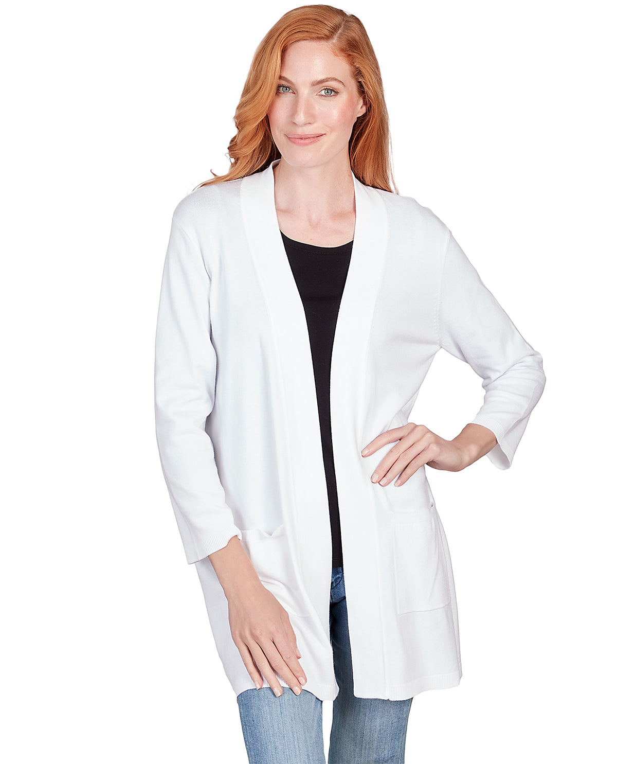 Ruby Road Solid Cardigan Sweater