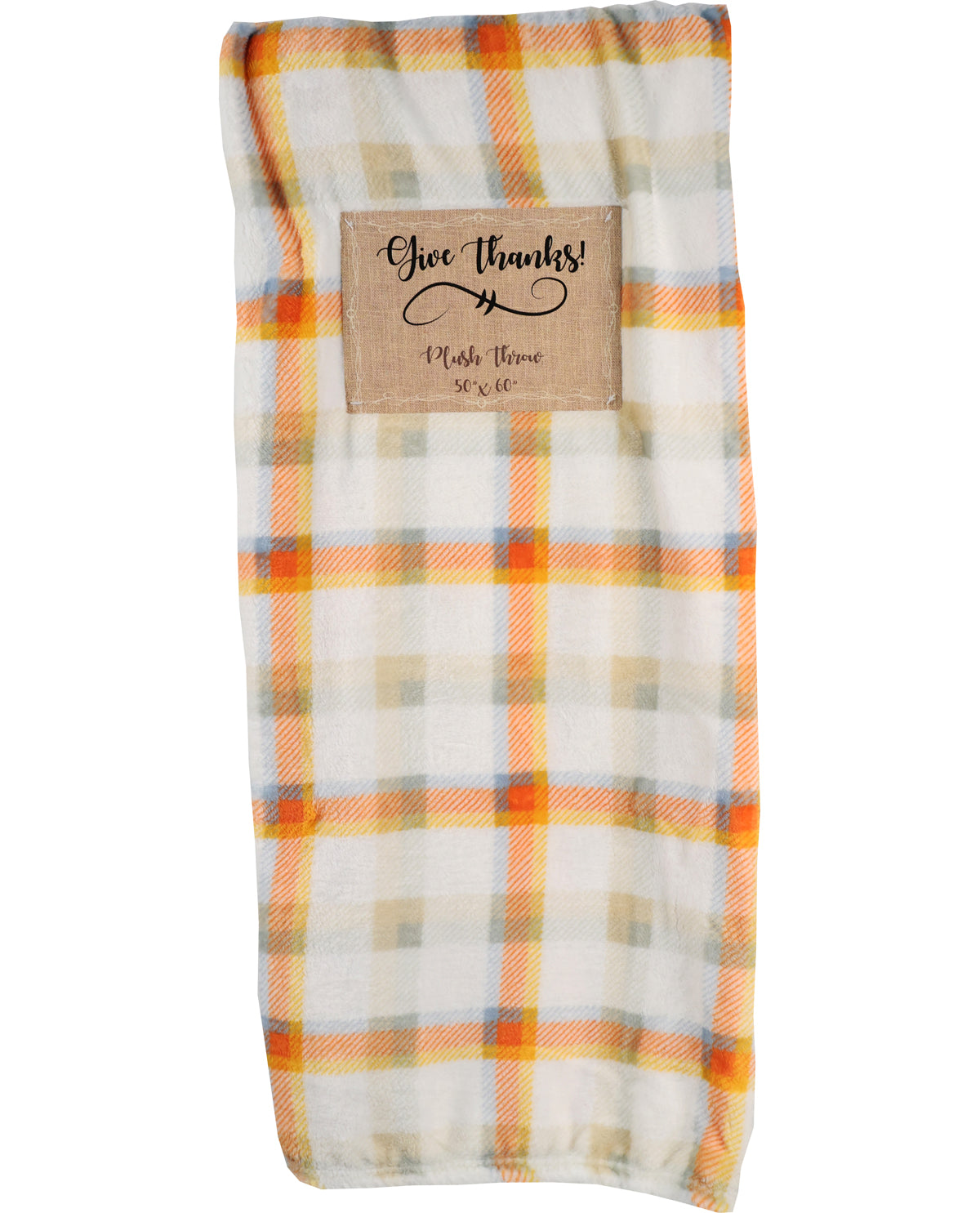 Barn Plaid Fleece Hanging Throw