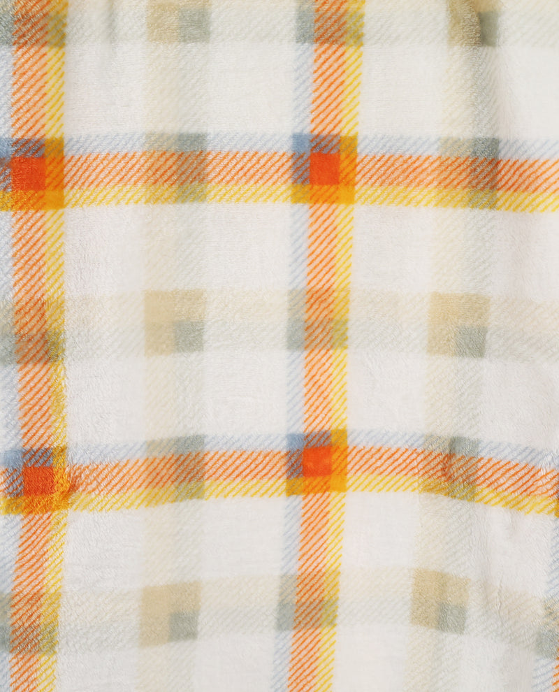 Barn Plaid Fleece Hanging Throw
