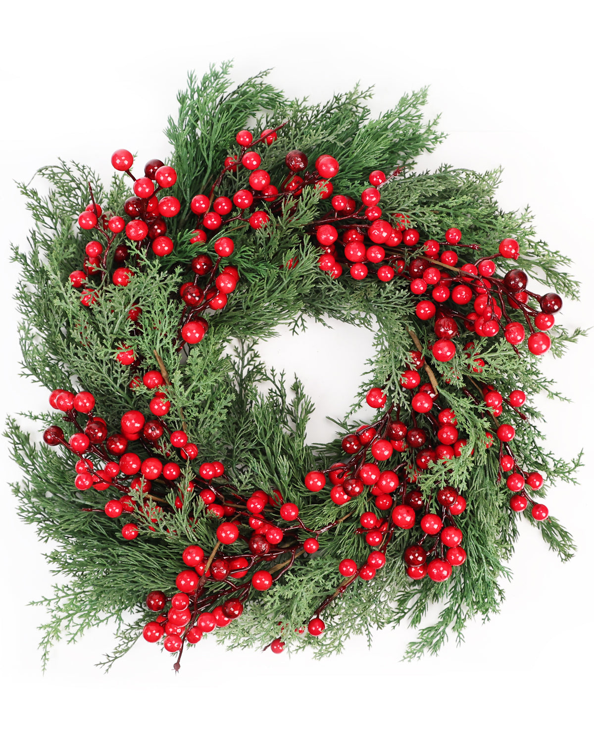 Floral Pine & Berry Decorative Wreath