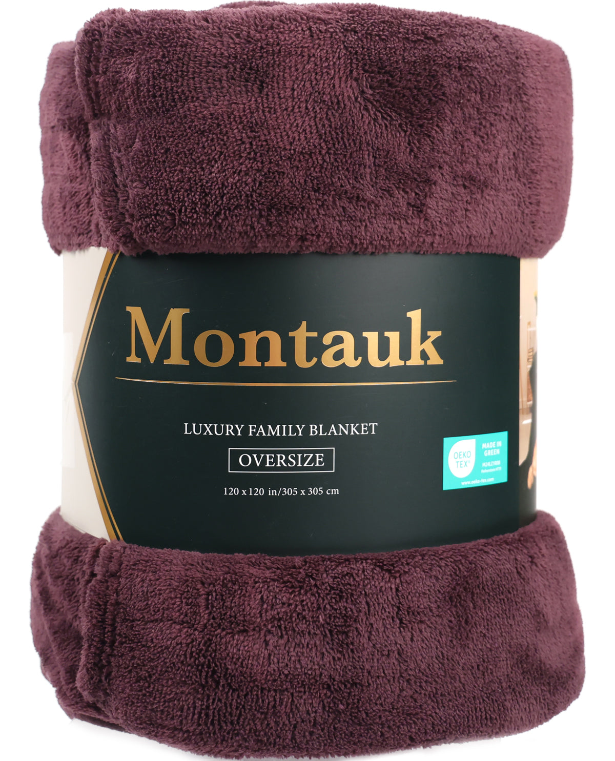 Montauk Solid Luxury Shearling Family Blanket