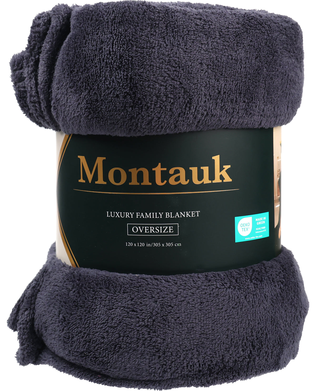 Montauk Solid Luxury Shearling Family Blanket