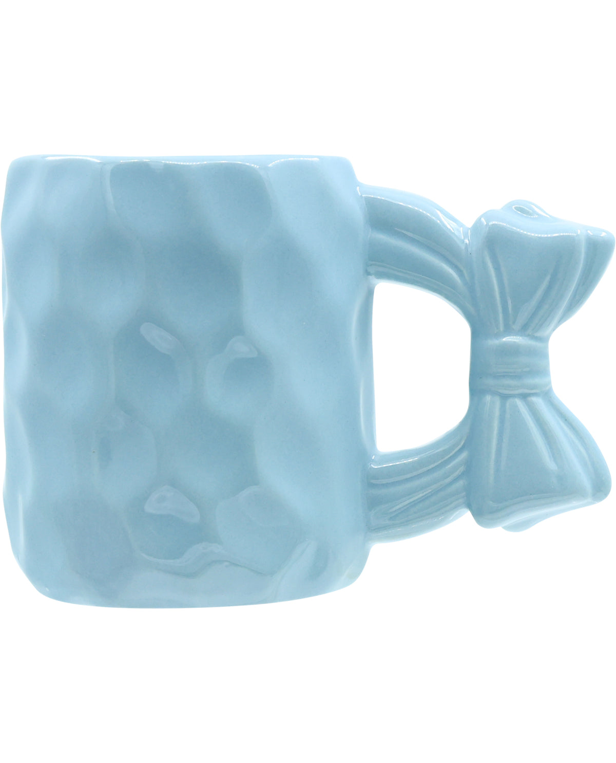 Blue Bow Ceramic Coffee Mug