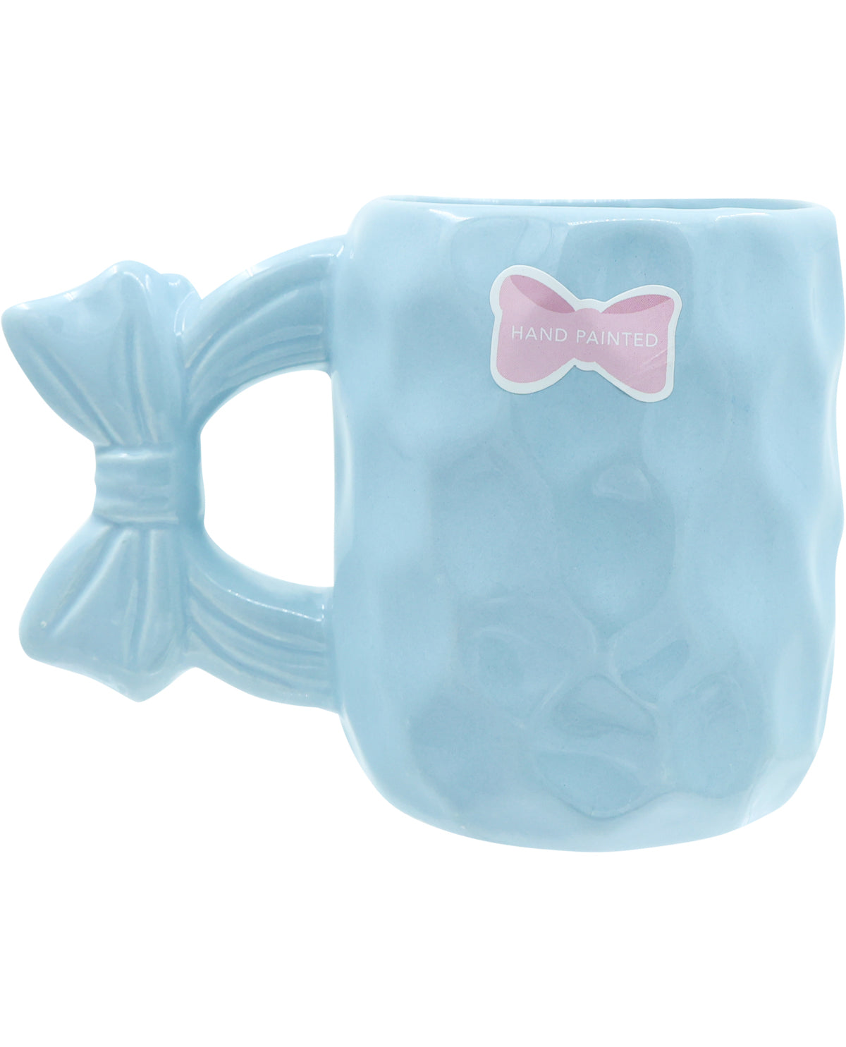 Blue Bow Ceramic Coffee Mug