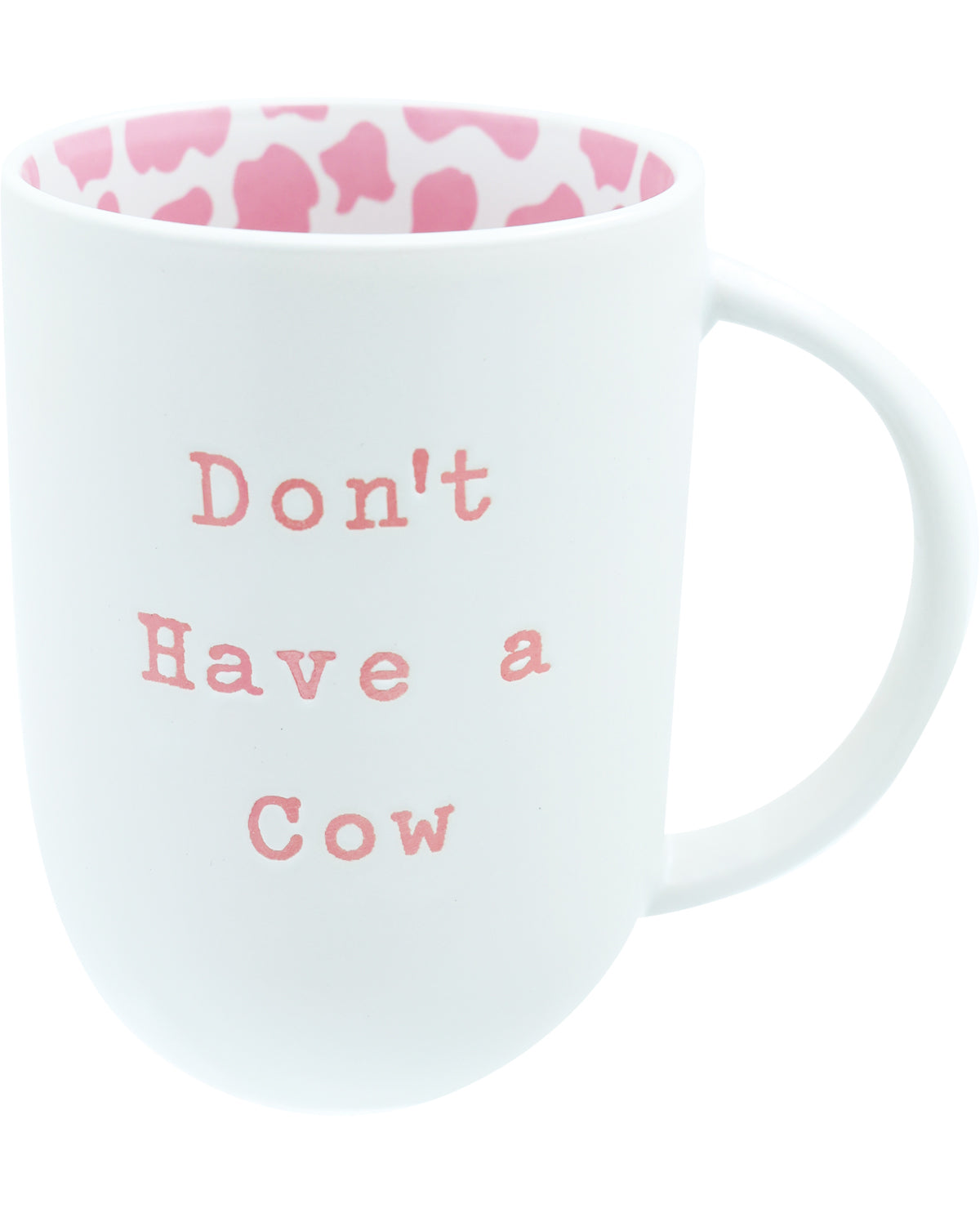 Pink Cow Print Coffee Mug