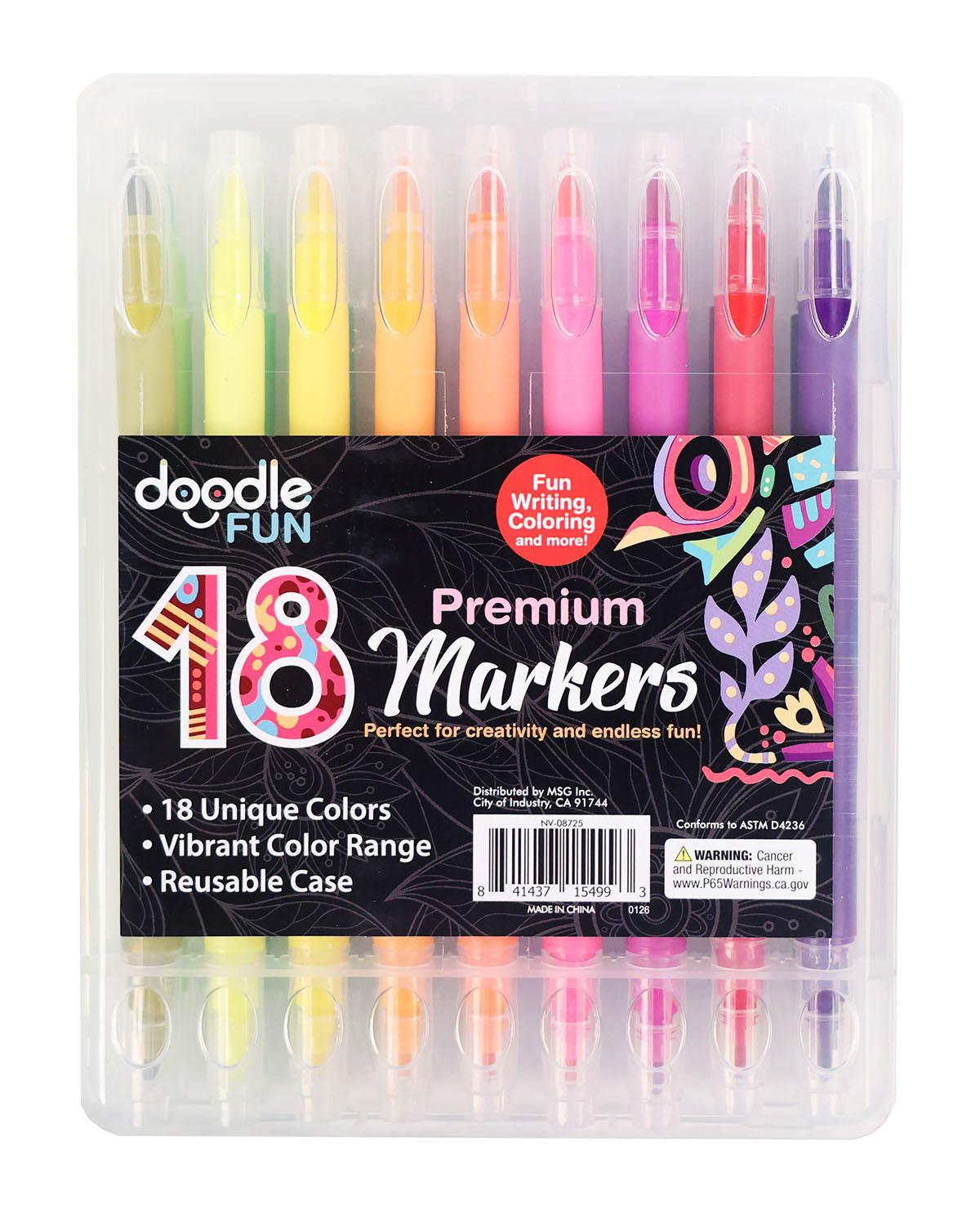 18pc Brush Markers