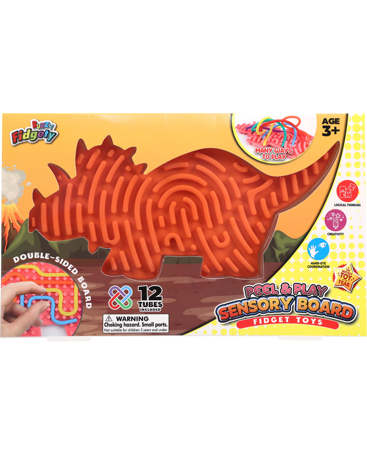 Triceratops Peel & Play Sensory Toy
