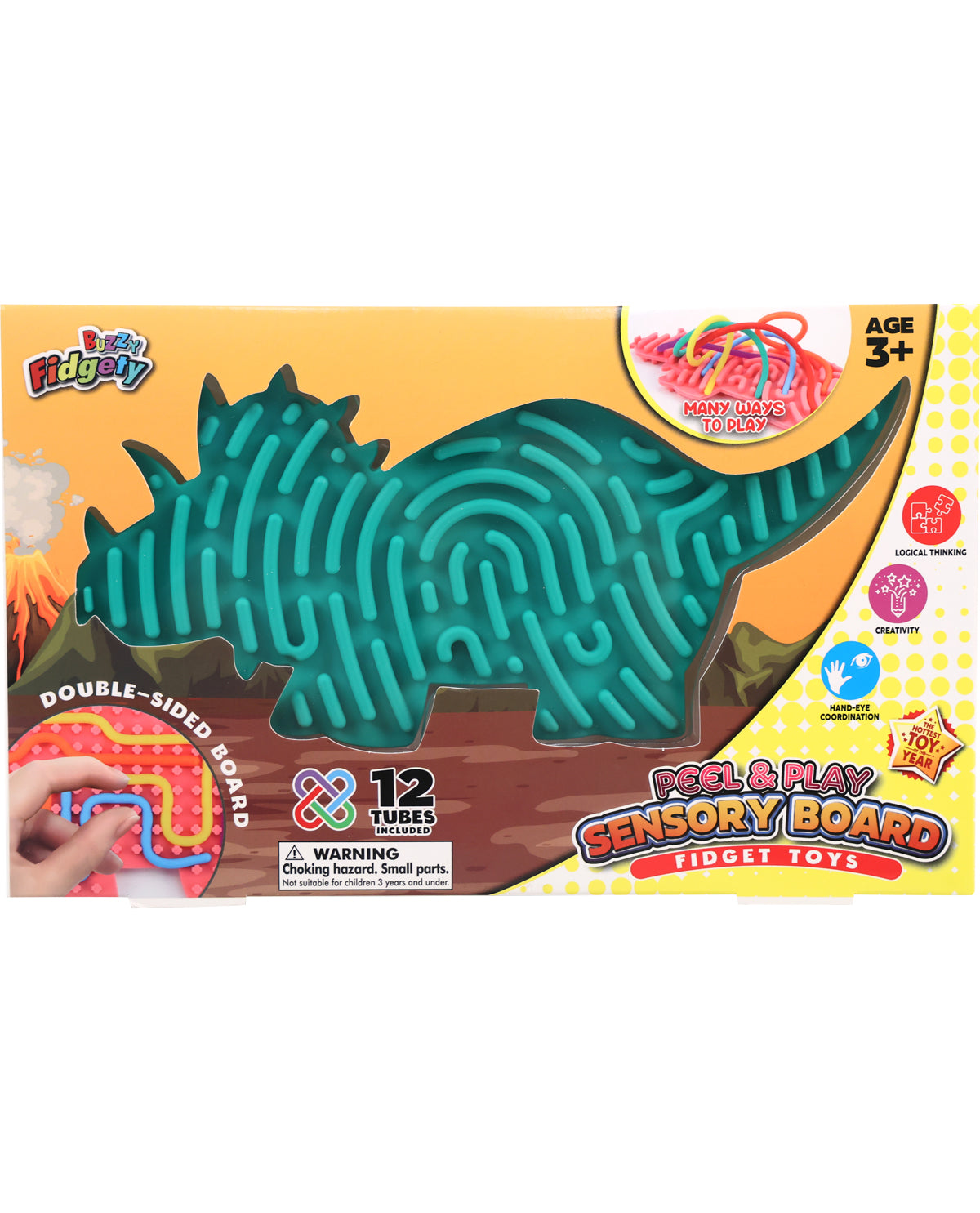 Triceratops Peel & Play Sensory Toy