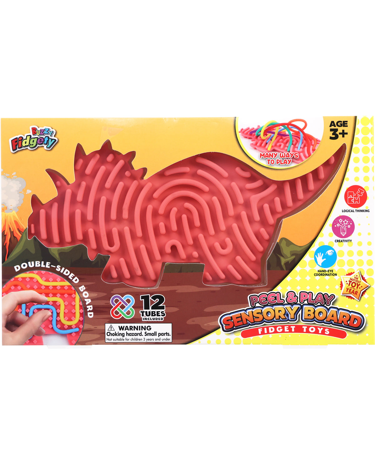 Triceratops Peel & Play Sensory Toy