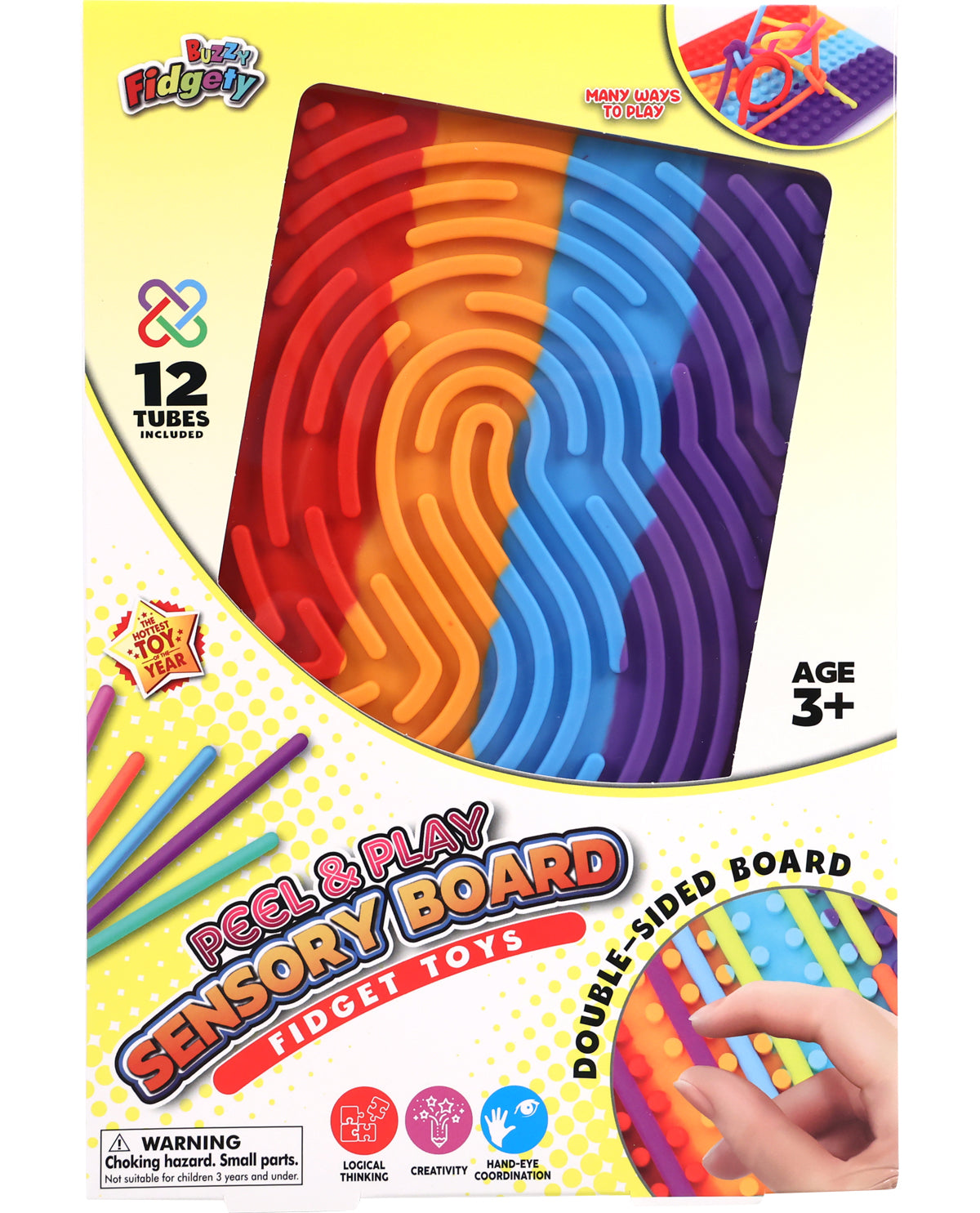 Rectangular Peel & Play Sensory Board