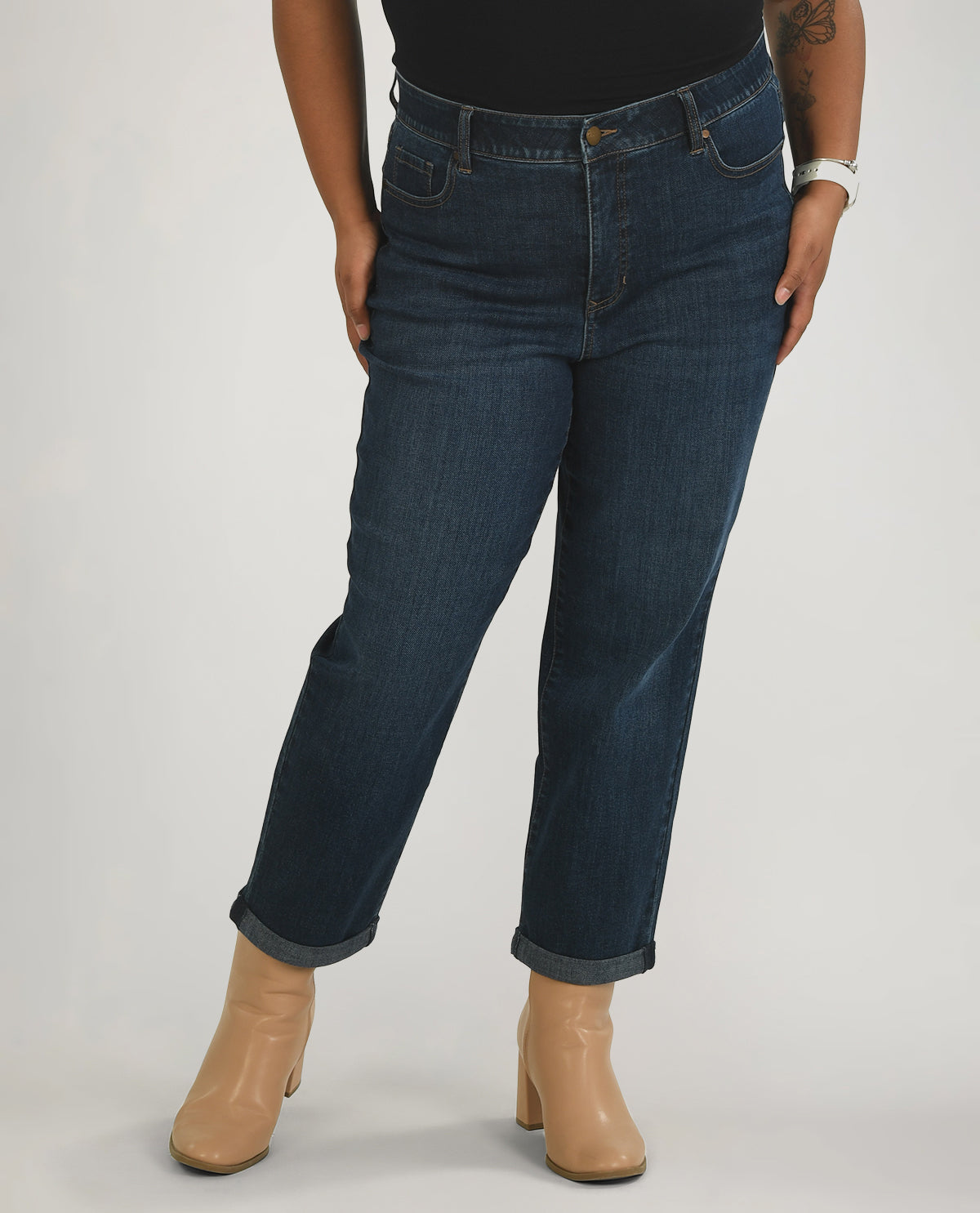 D Jeans Plus Bryce Comfort Waist Straight Leg Jeans