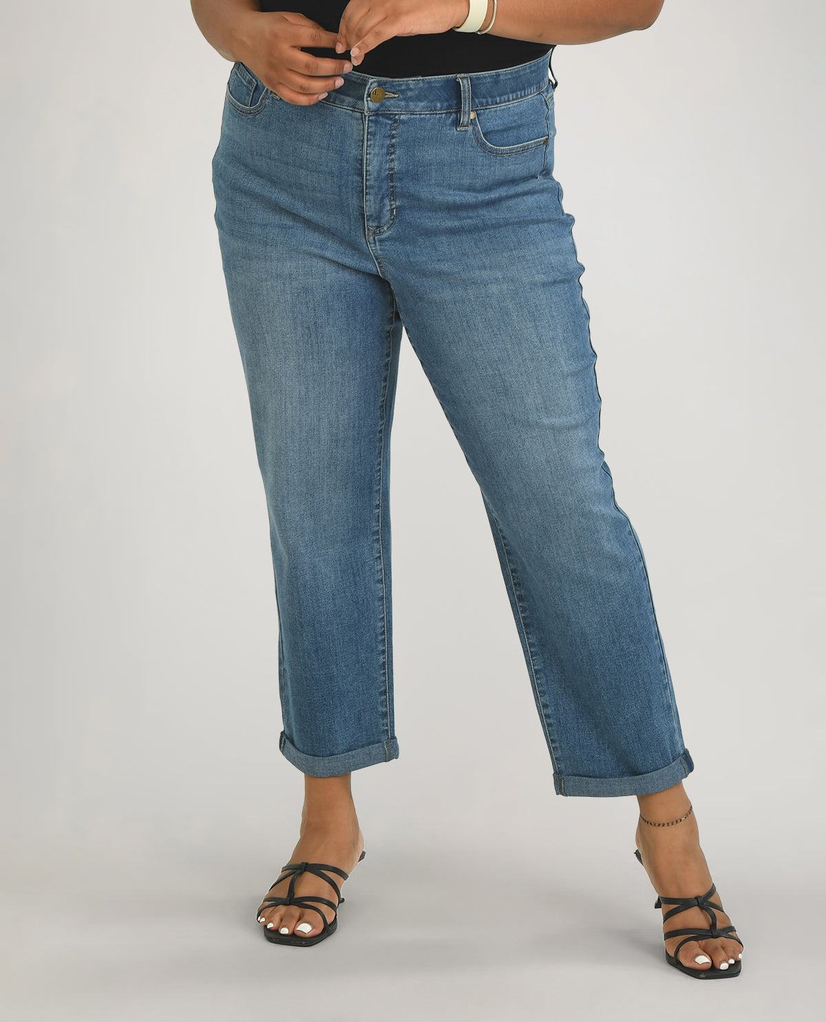 D Jeans Plus Bryce Comfort Waist Straight Leg Jeans