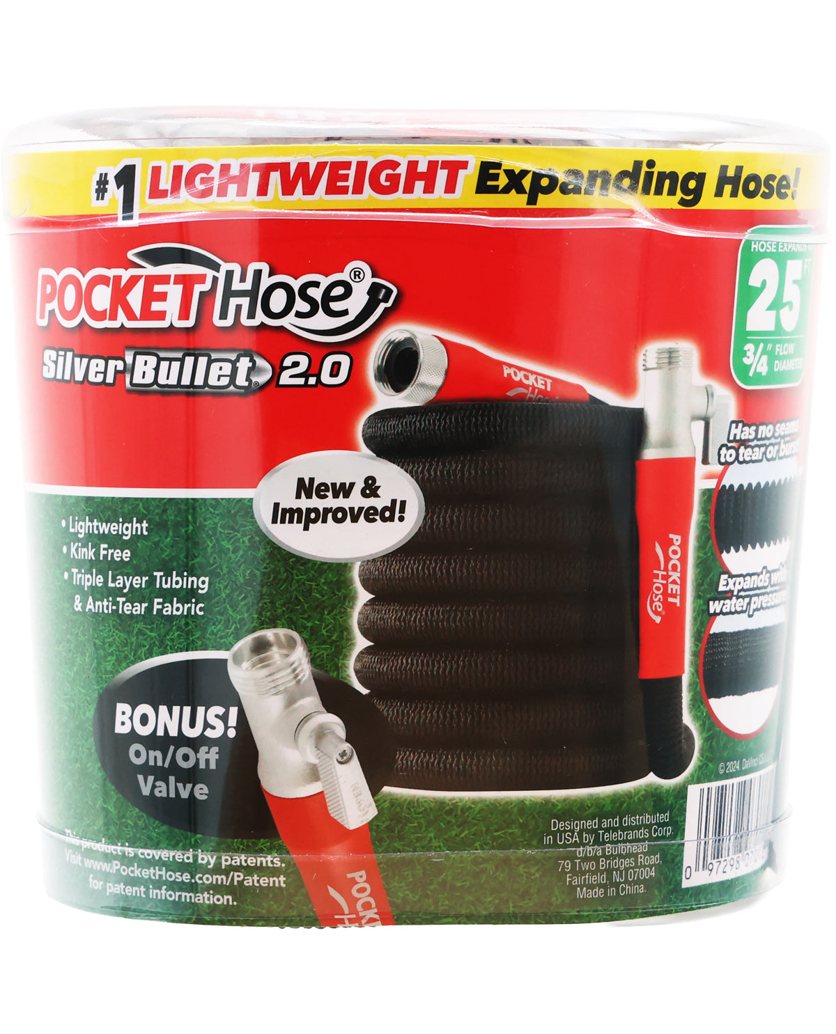 25ft. Silver Bullet Pocket Hose