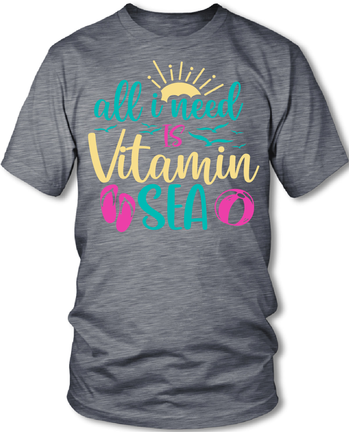 Southern Gal Plus Vitamin Sea Short Sleeves Tee