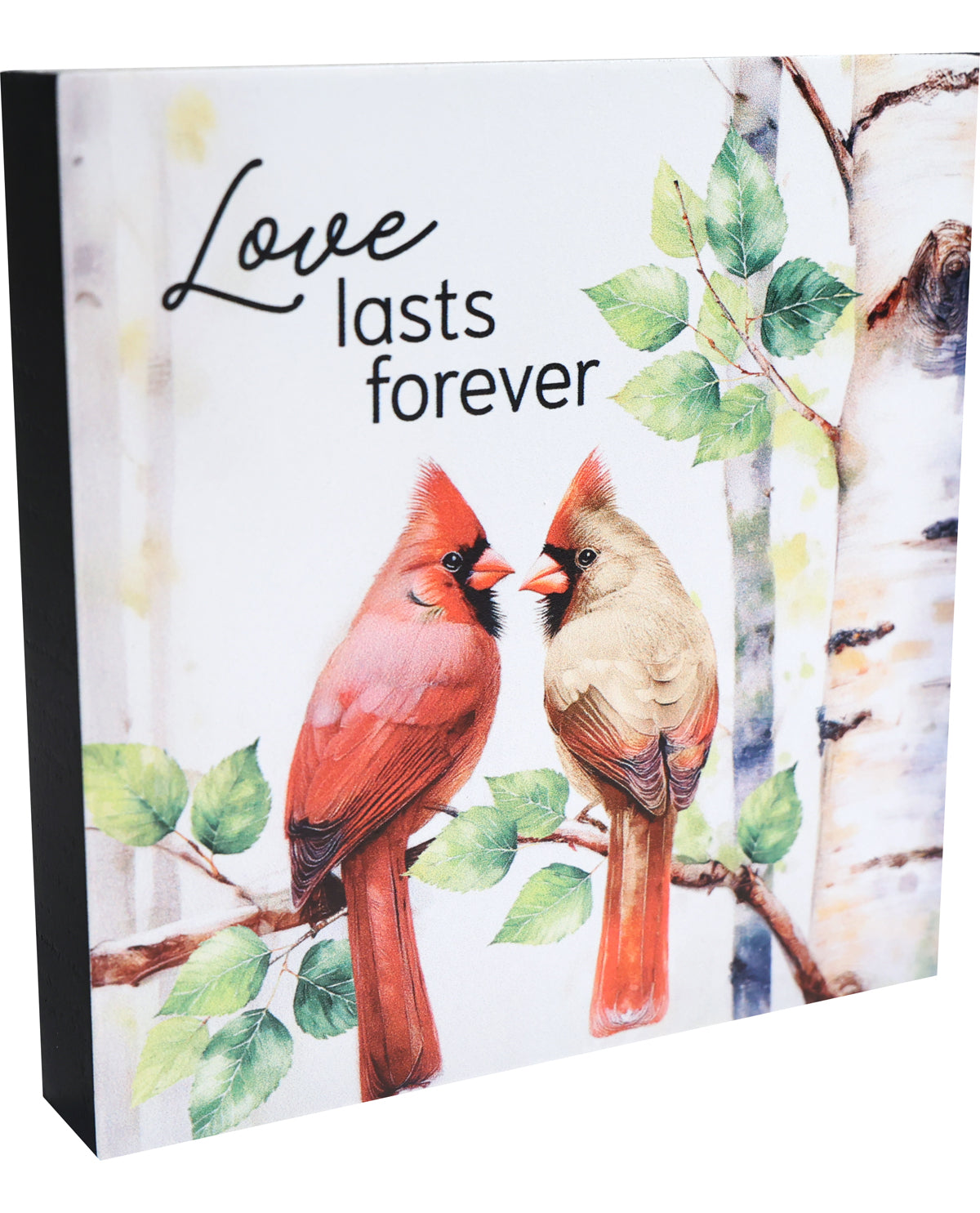 Love Last Forever Decorative Square Table Top Sitter