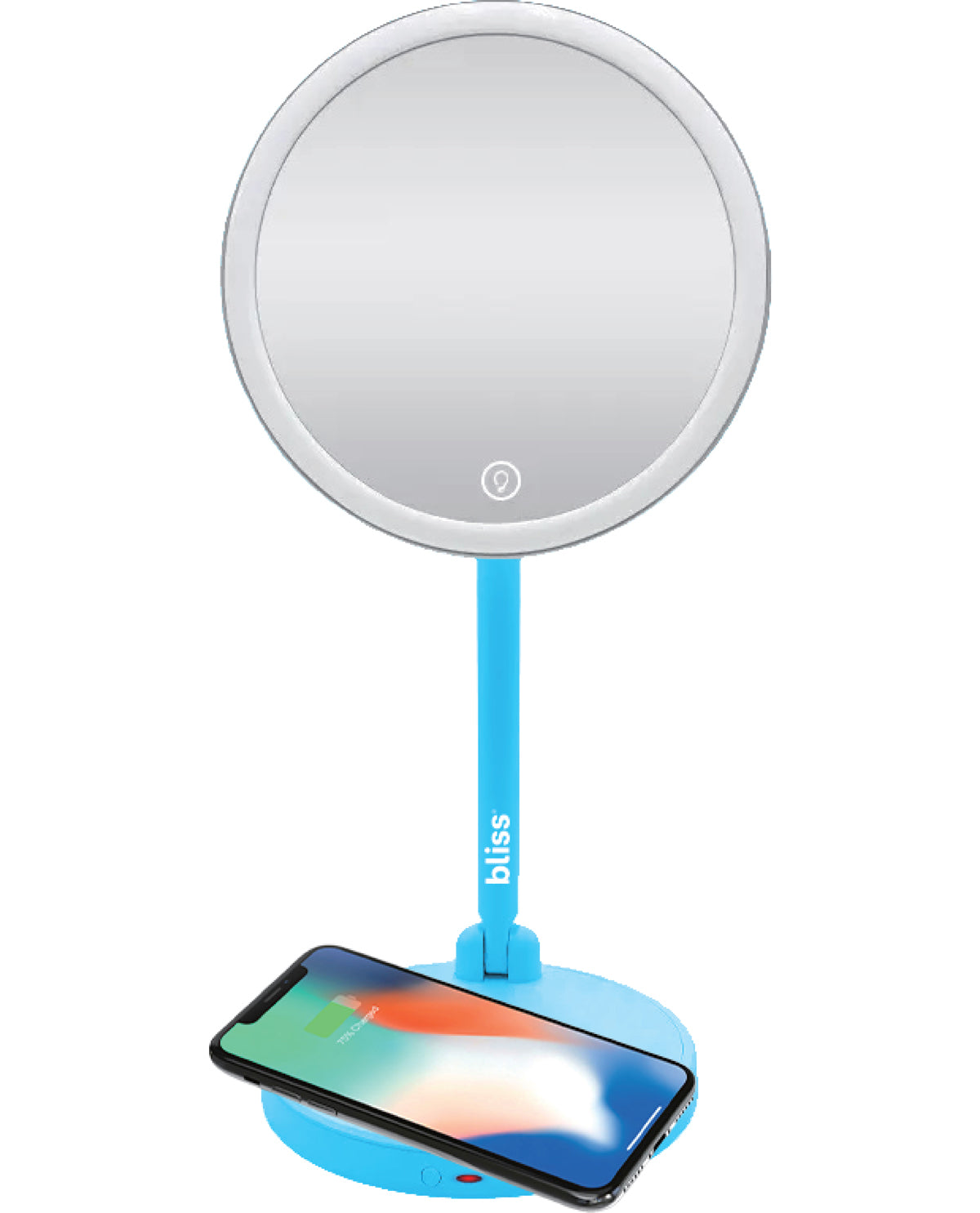 Electric Lighted Mirror With Charging Station