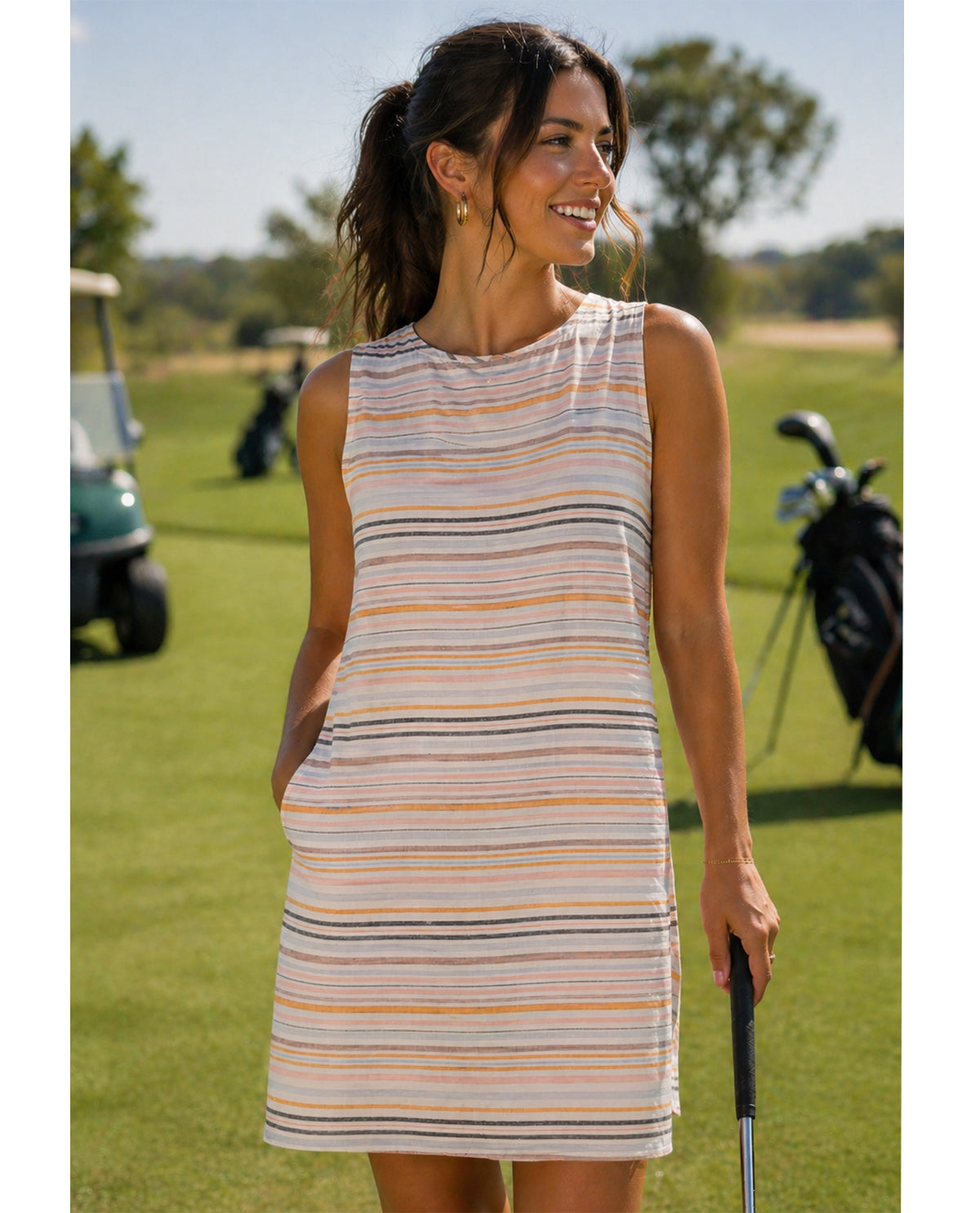 Beach Lunch Lounge Amara Sleeveless Dress Sing Street