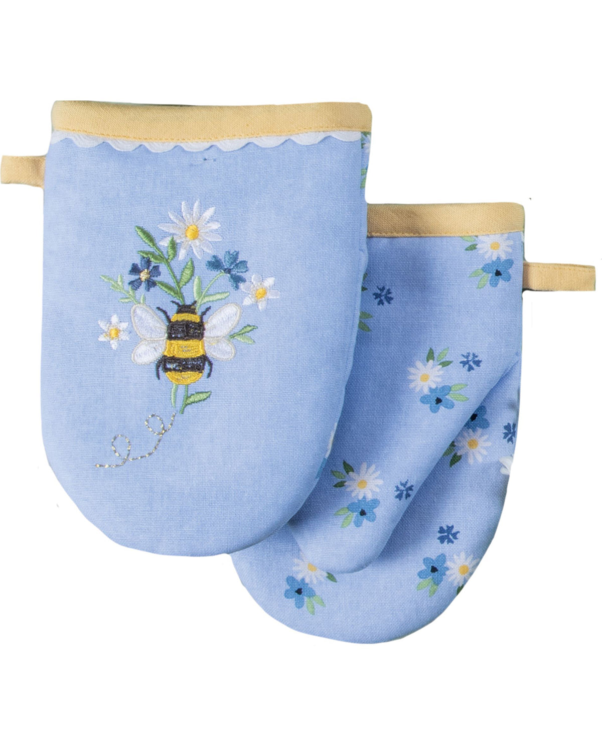 Blue Bee Grabber Oven Mitt
