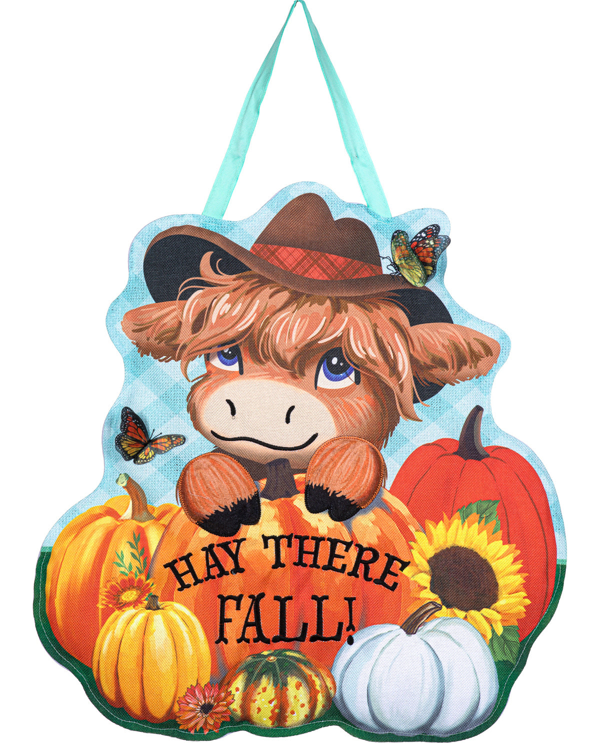 Hay There Fall Door Decor