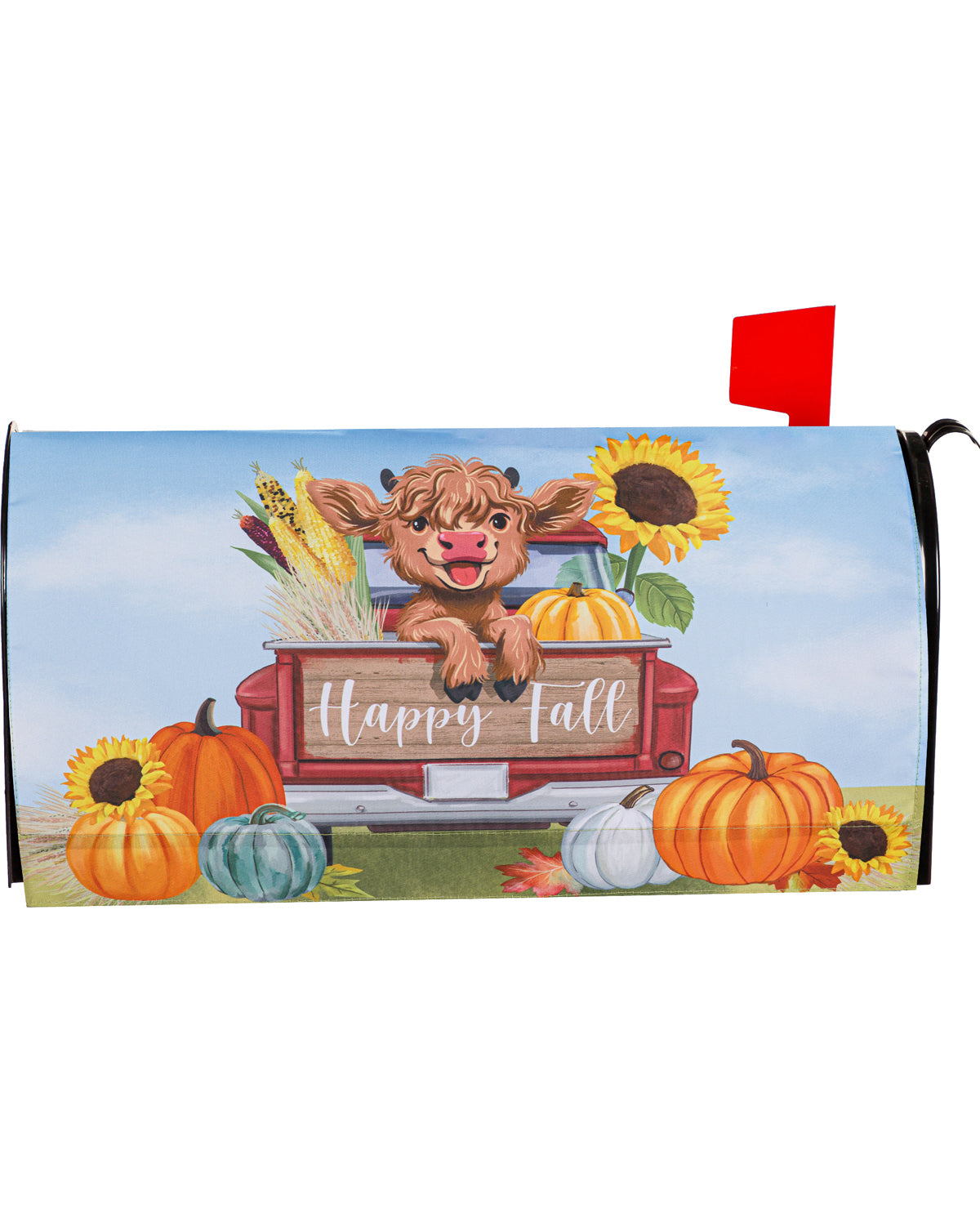 Happy Fall Mailbox Cover