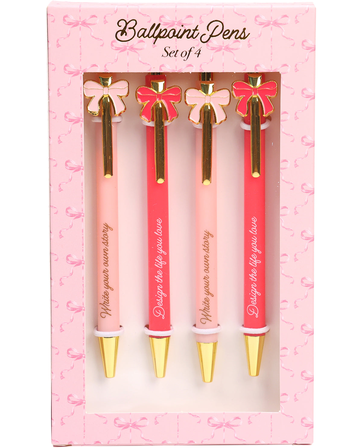Positive Affirmation Bows Ballpoint Pen Set