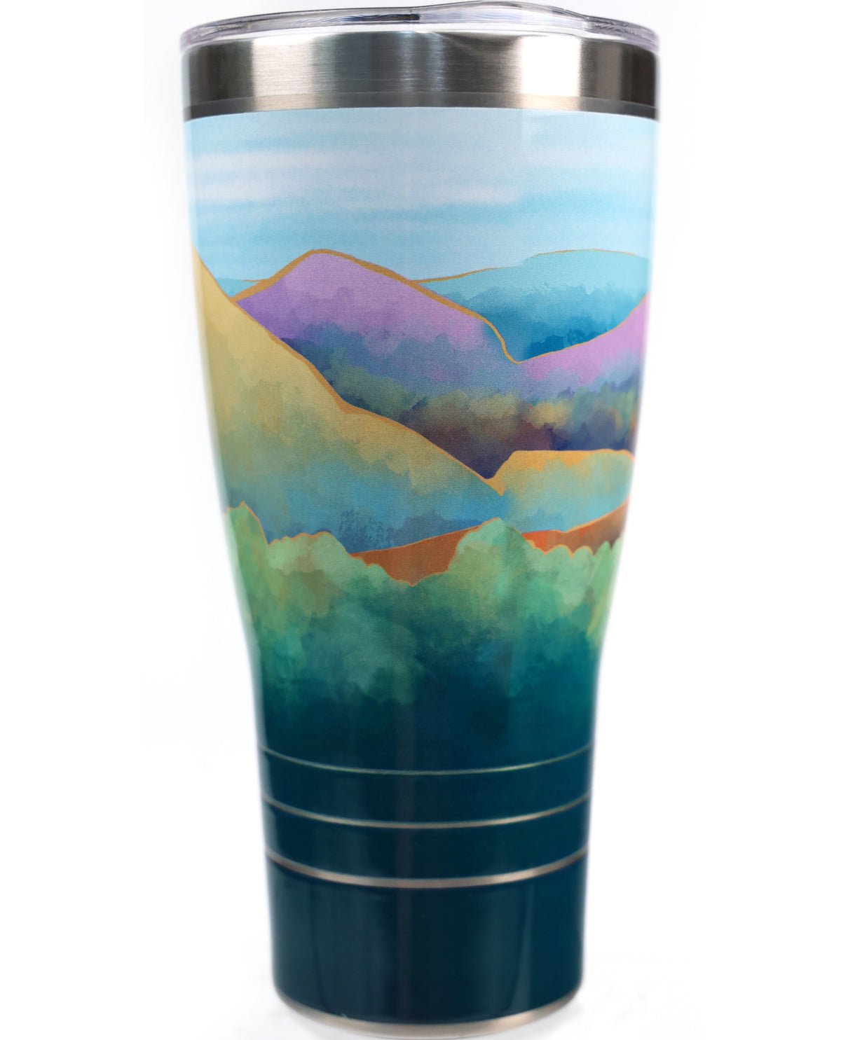 30oz. Tervis Pigeon Forge Watercolor Mountain Stainless Steel Tumbler