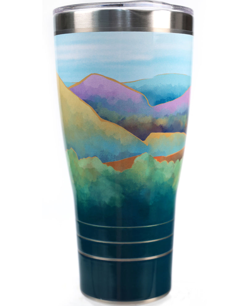 30oz. Tervis Pigeon Forge Watercolor Mountain Stainless Steel Tumbler