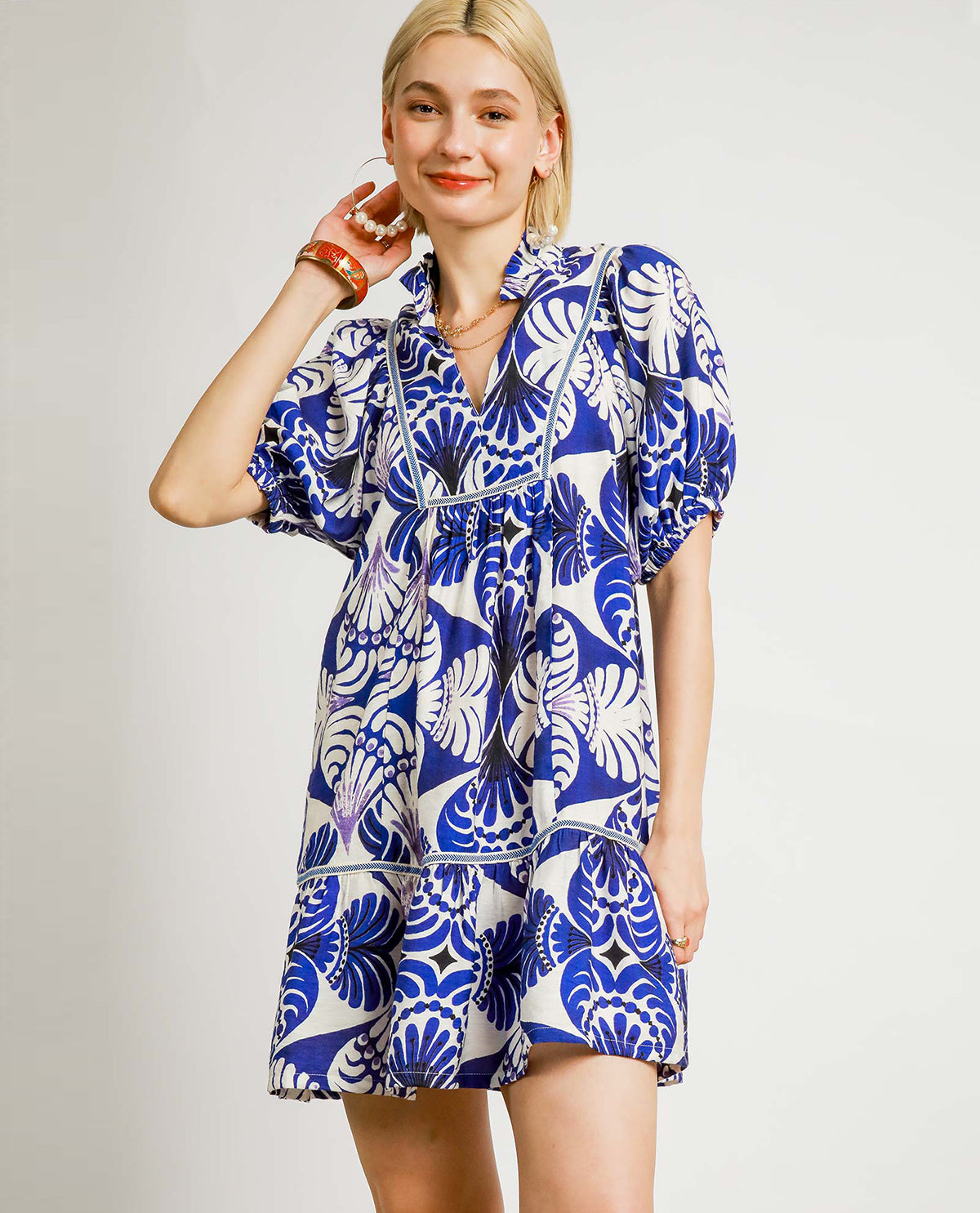 Tropical Breeze Babydoll Dress