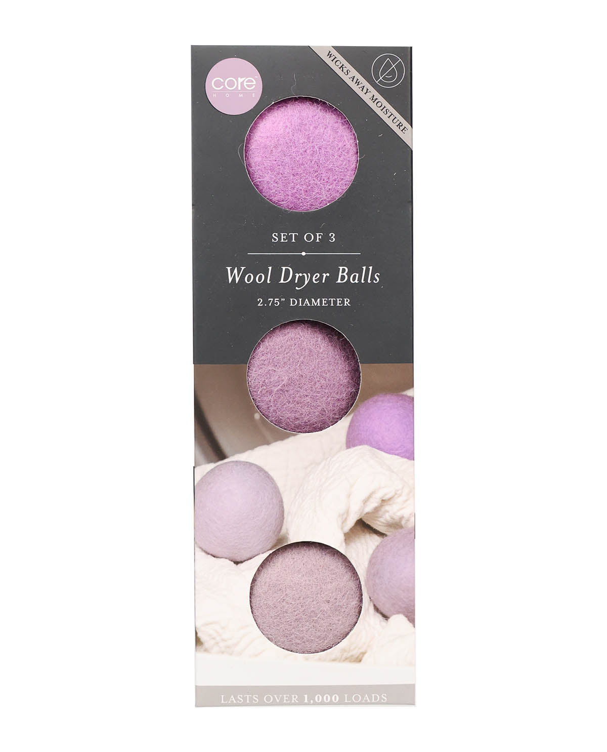 3pc Dryer Balls Purple
